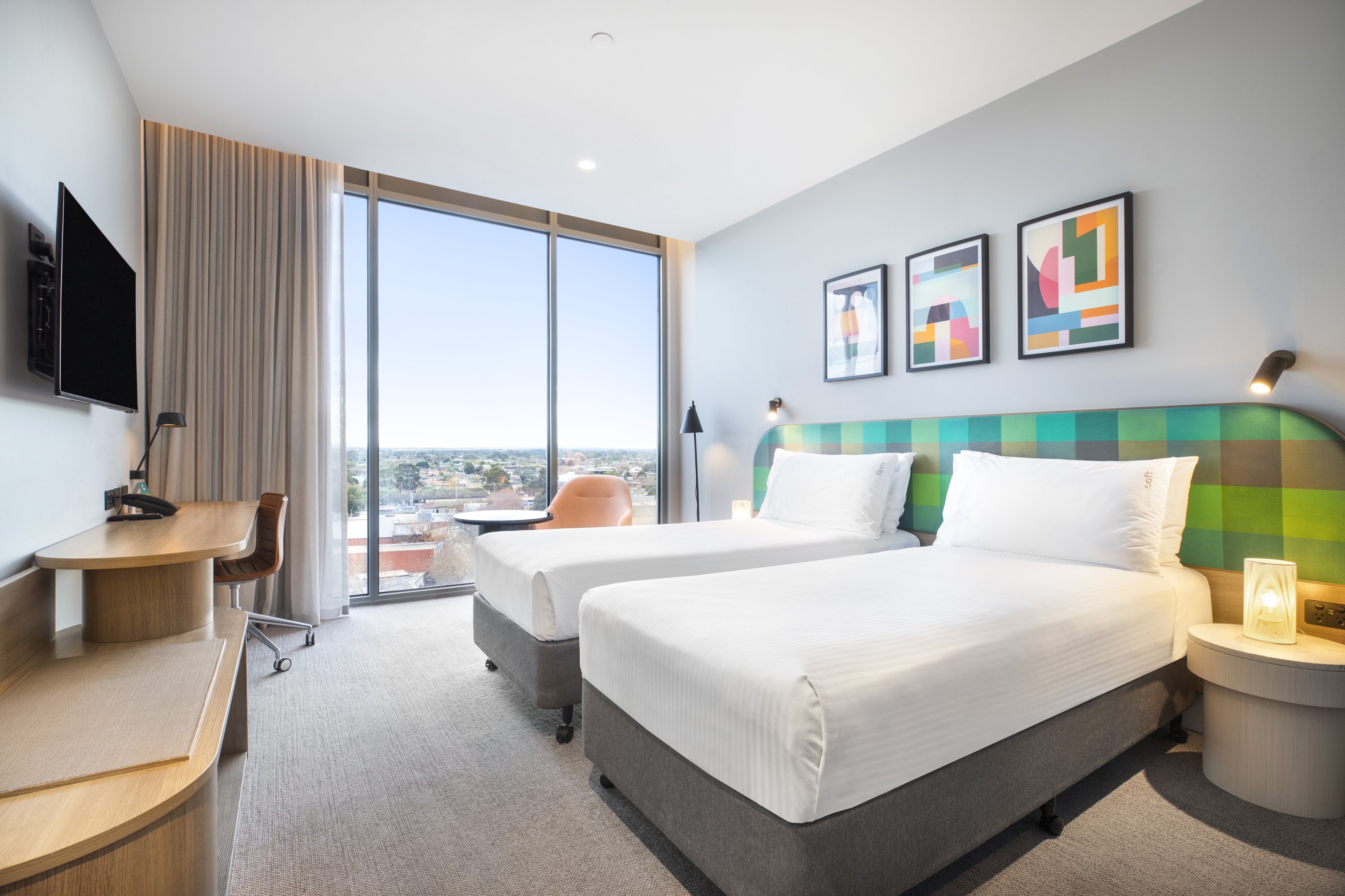 غرفة قياسية بسريرين منفصلين، HOLIDAY INN WERRIBEE 2/4