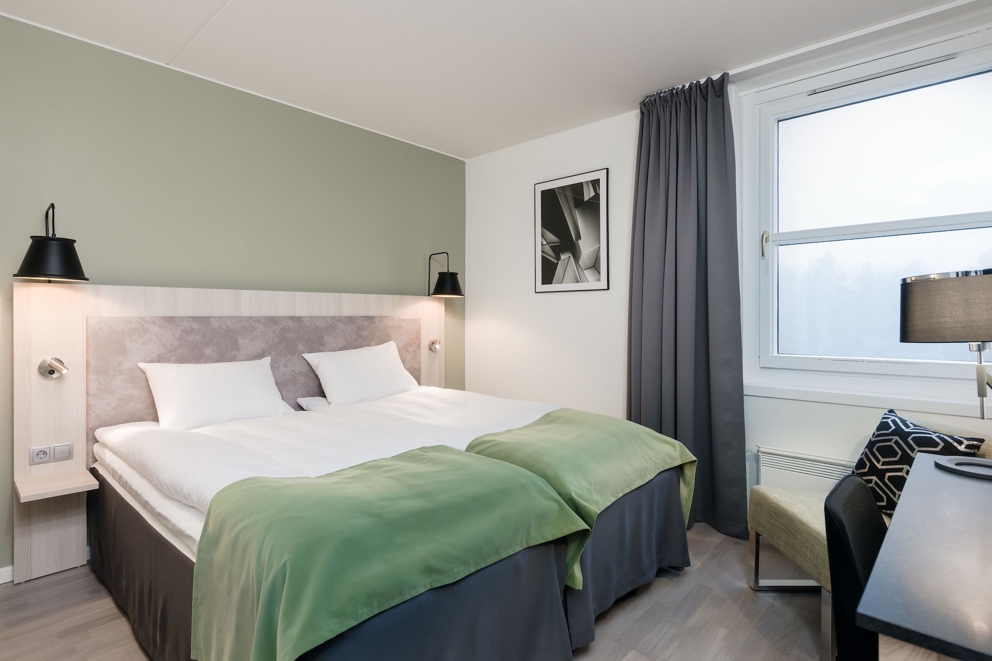 Compact, Twin Beds