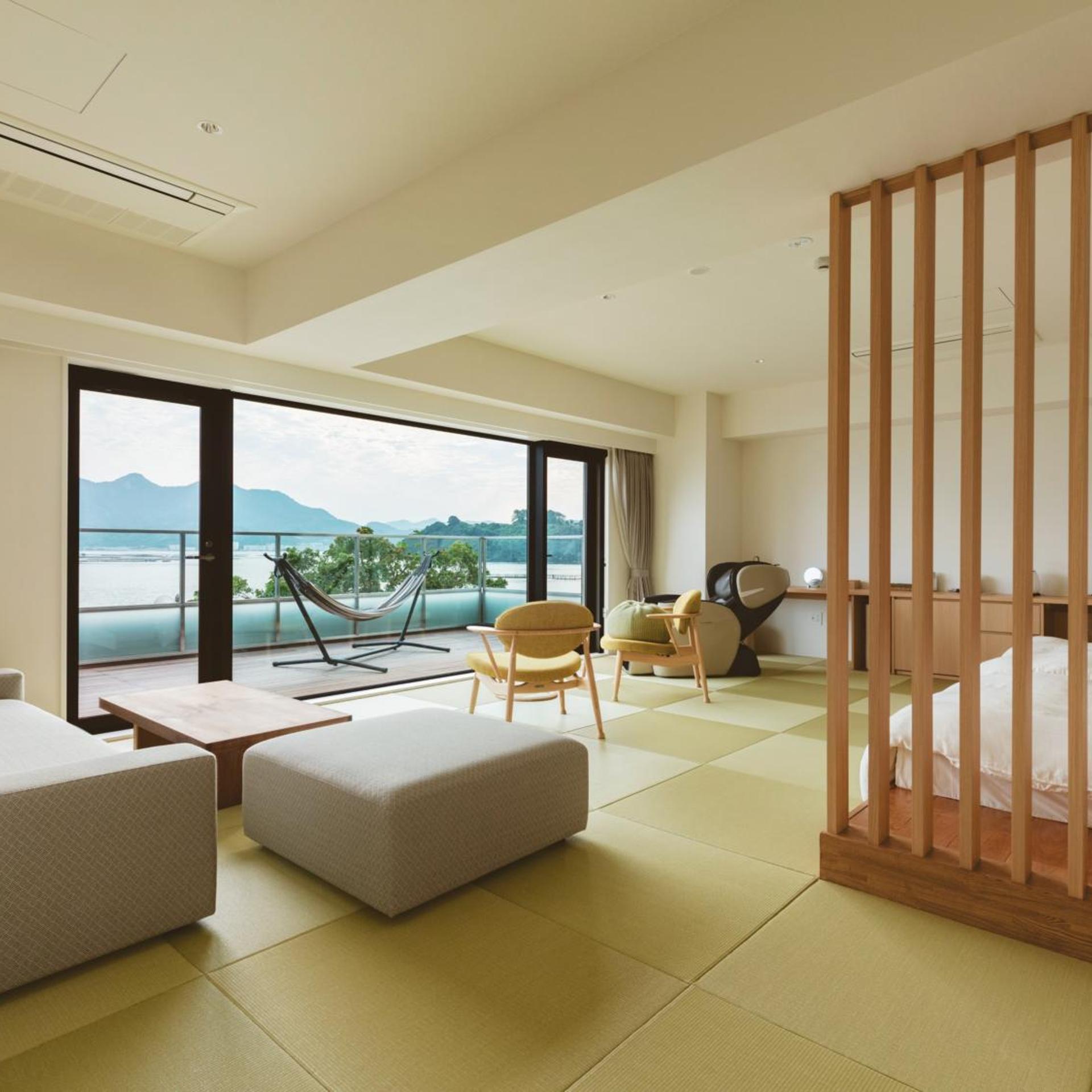 Special, Twin Beds, Bath and Shower, Balcony، Etajimasou Hotel & SPA Hiroshima 3/3