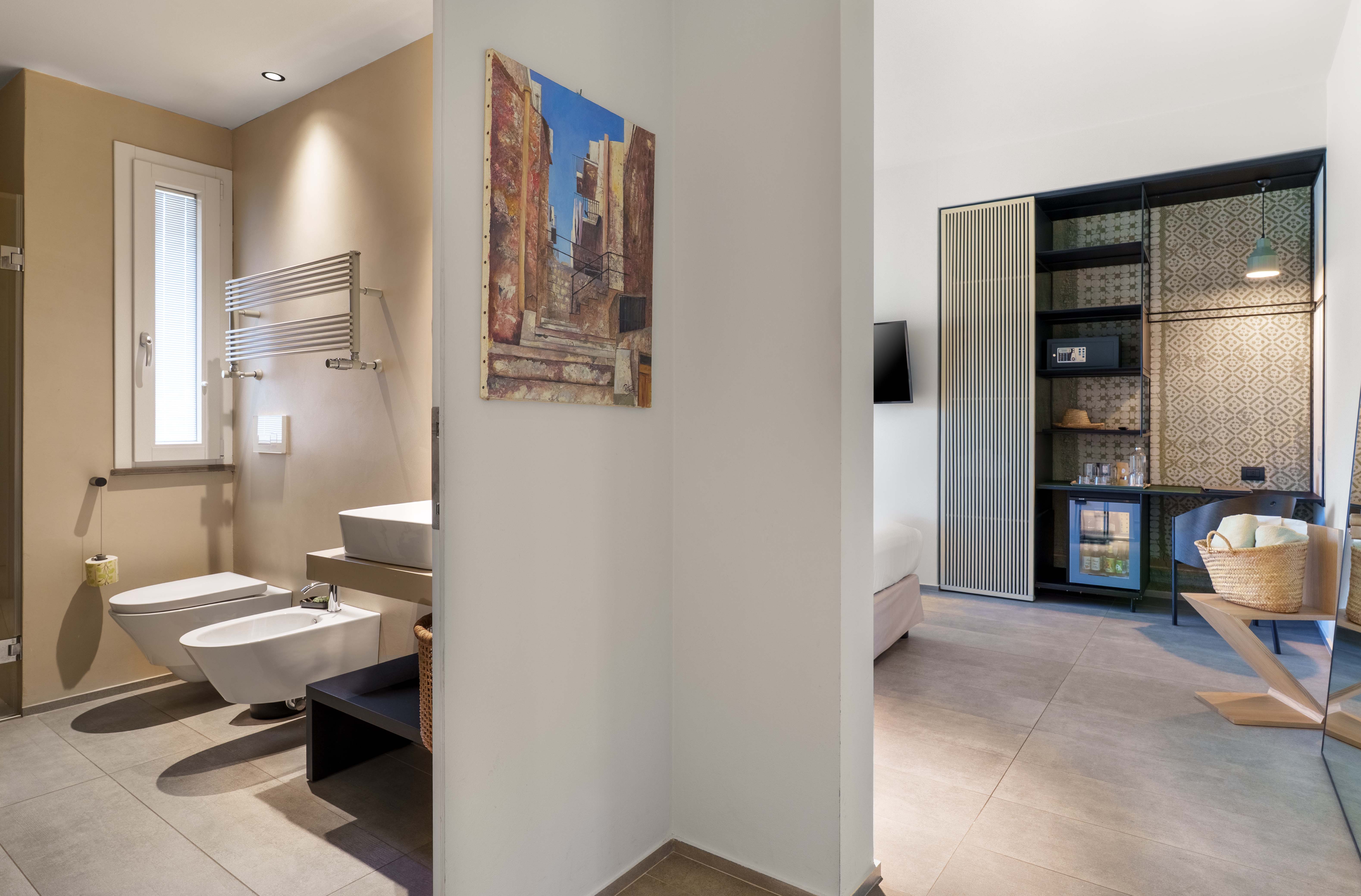 غرفة ديلوكس بسرير مزدوج بشرفة، Domia Boutique Hotel Mondello 2/3