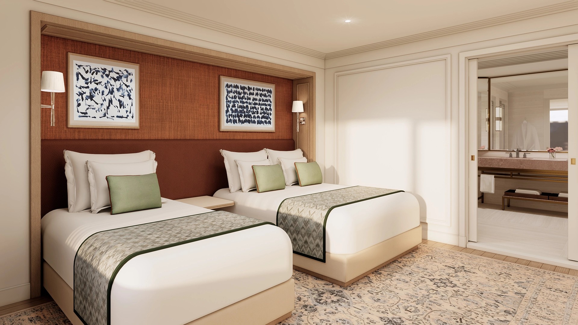 Superior, Family, Suite, Twin Beds, Main Tower