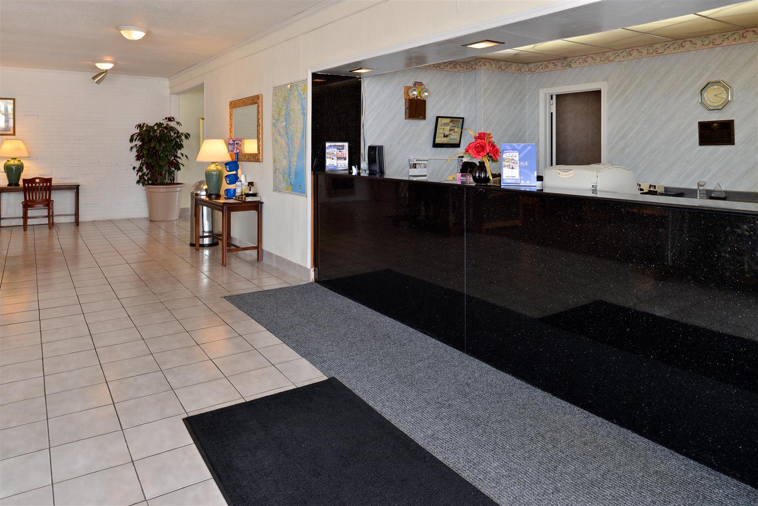 Lobby at Motel6 Pocomoke City, MD, POCOMOKE CITY - MD
