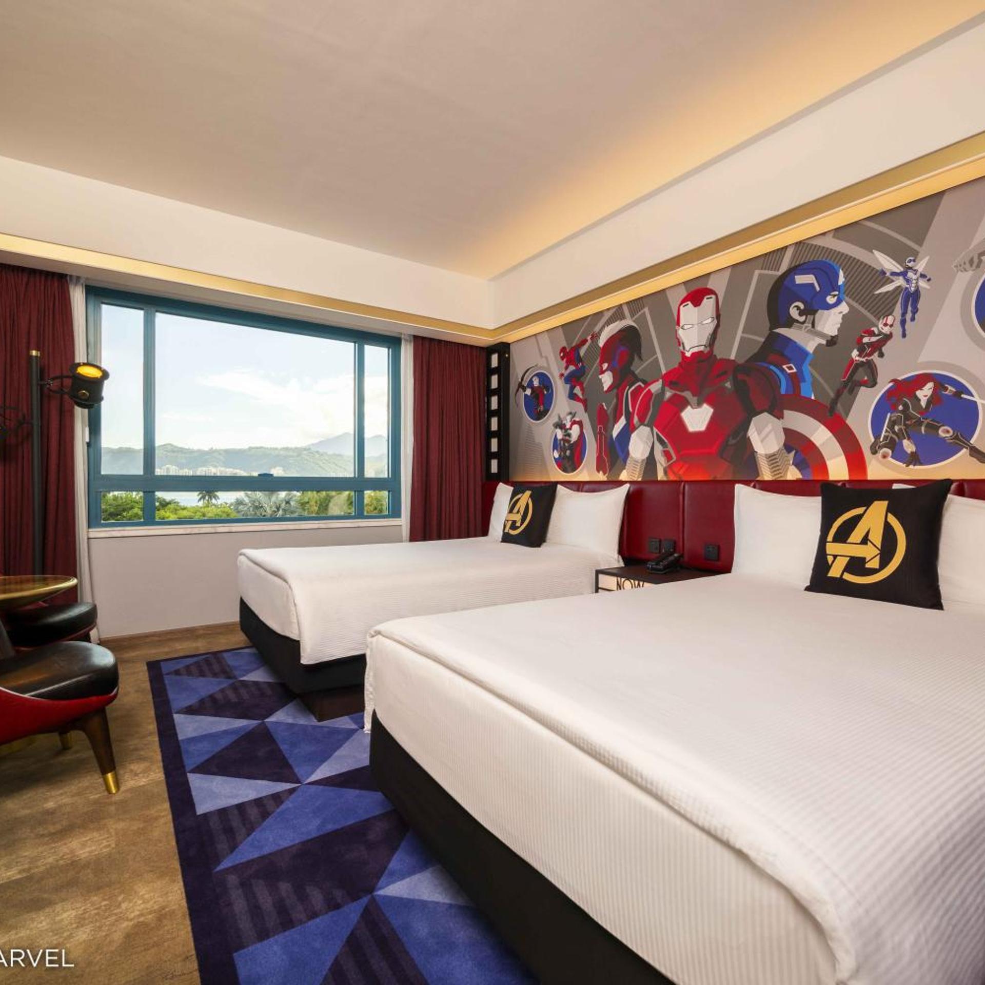 Marvel, 1 King or 2 Double Beds, Sea View