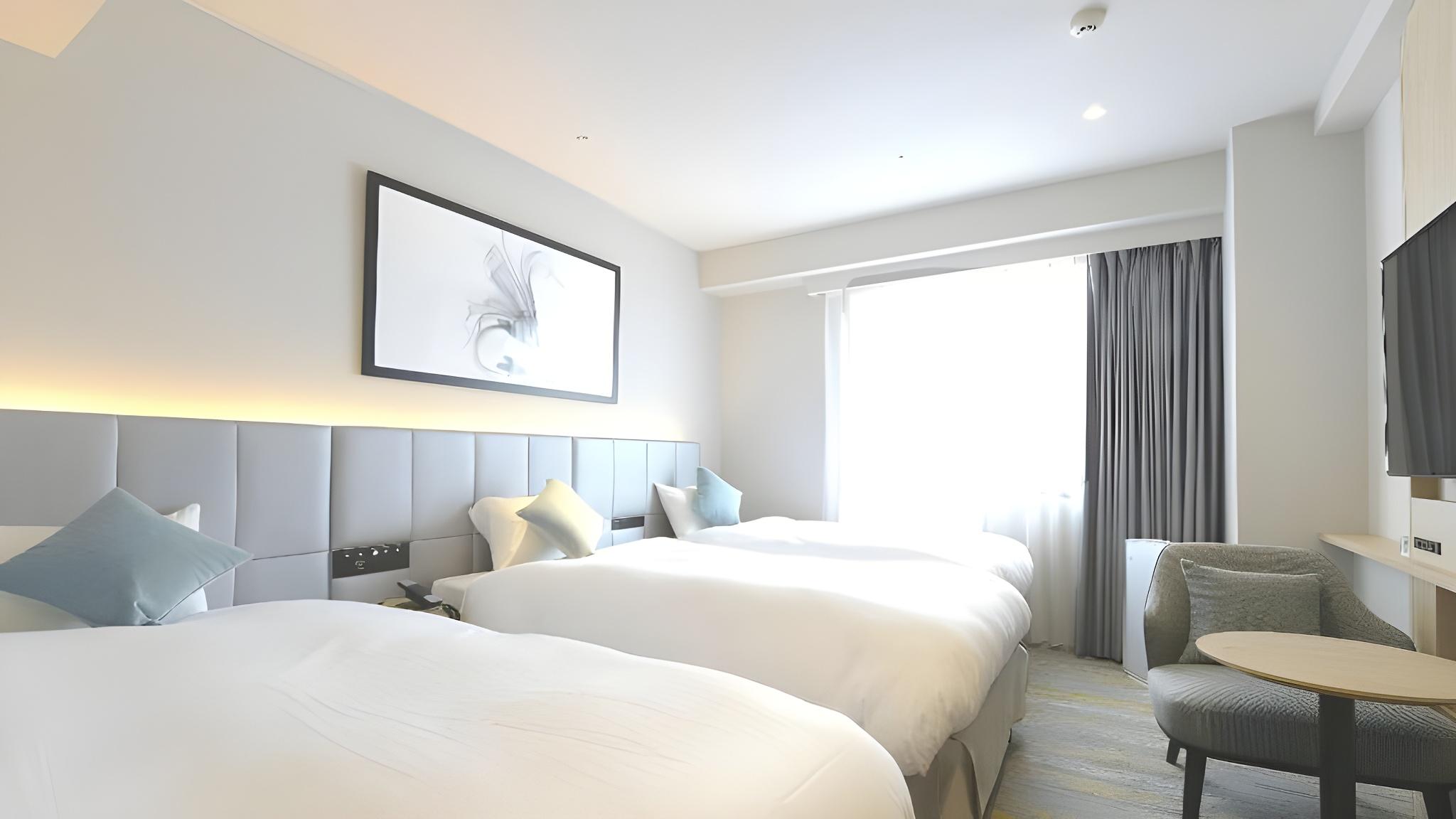 غرفة بسريرين منفصلين، Oriental Hotel Fukuoka Hakata Station 2/2