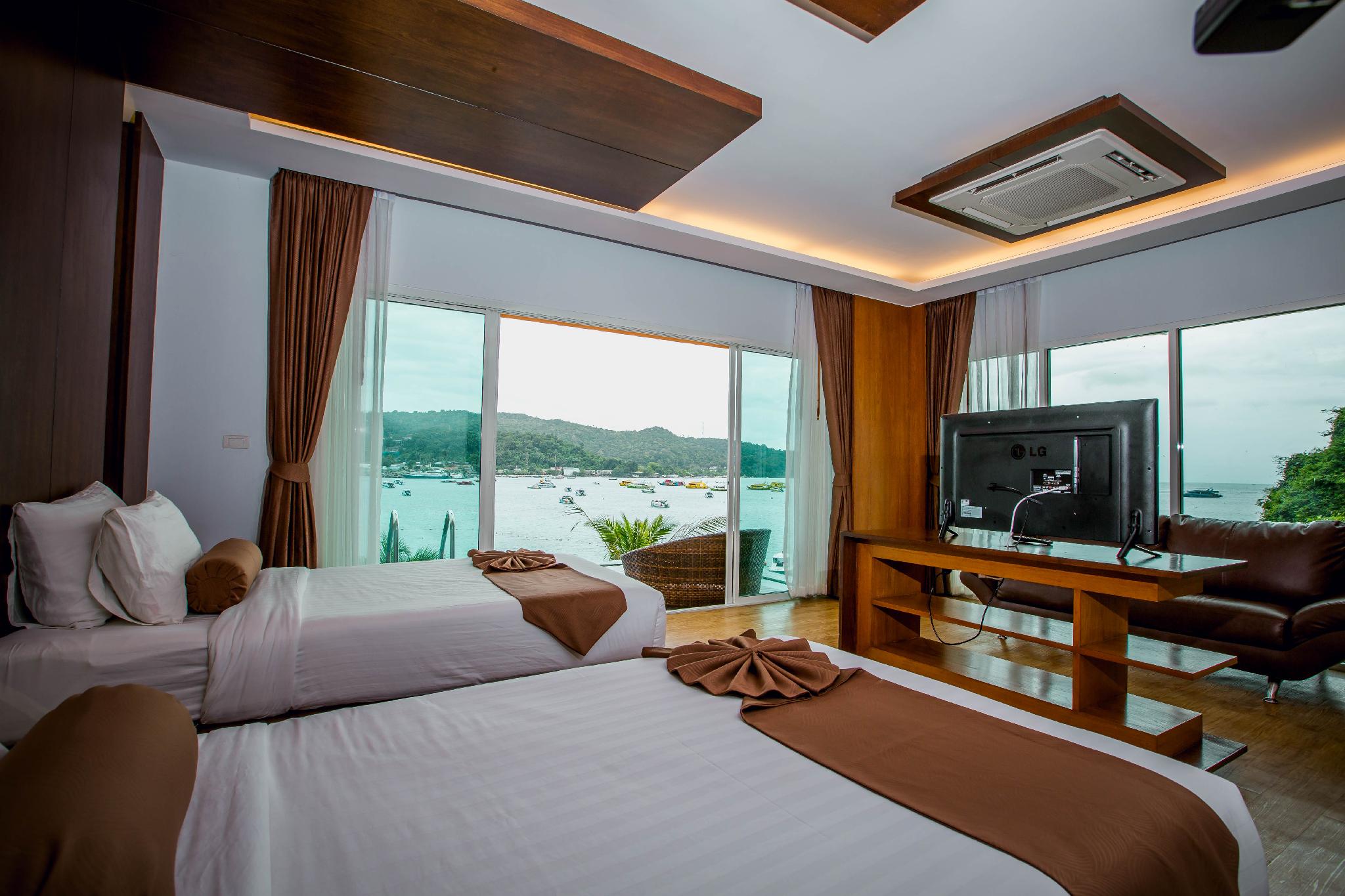 Luxury, Twin Beds, Sea View, Pool Access