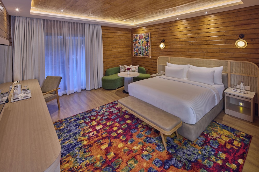 Wooden, Cottage, Double Bed, Balcony