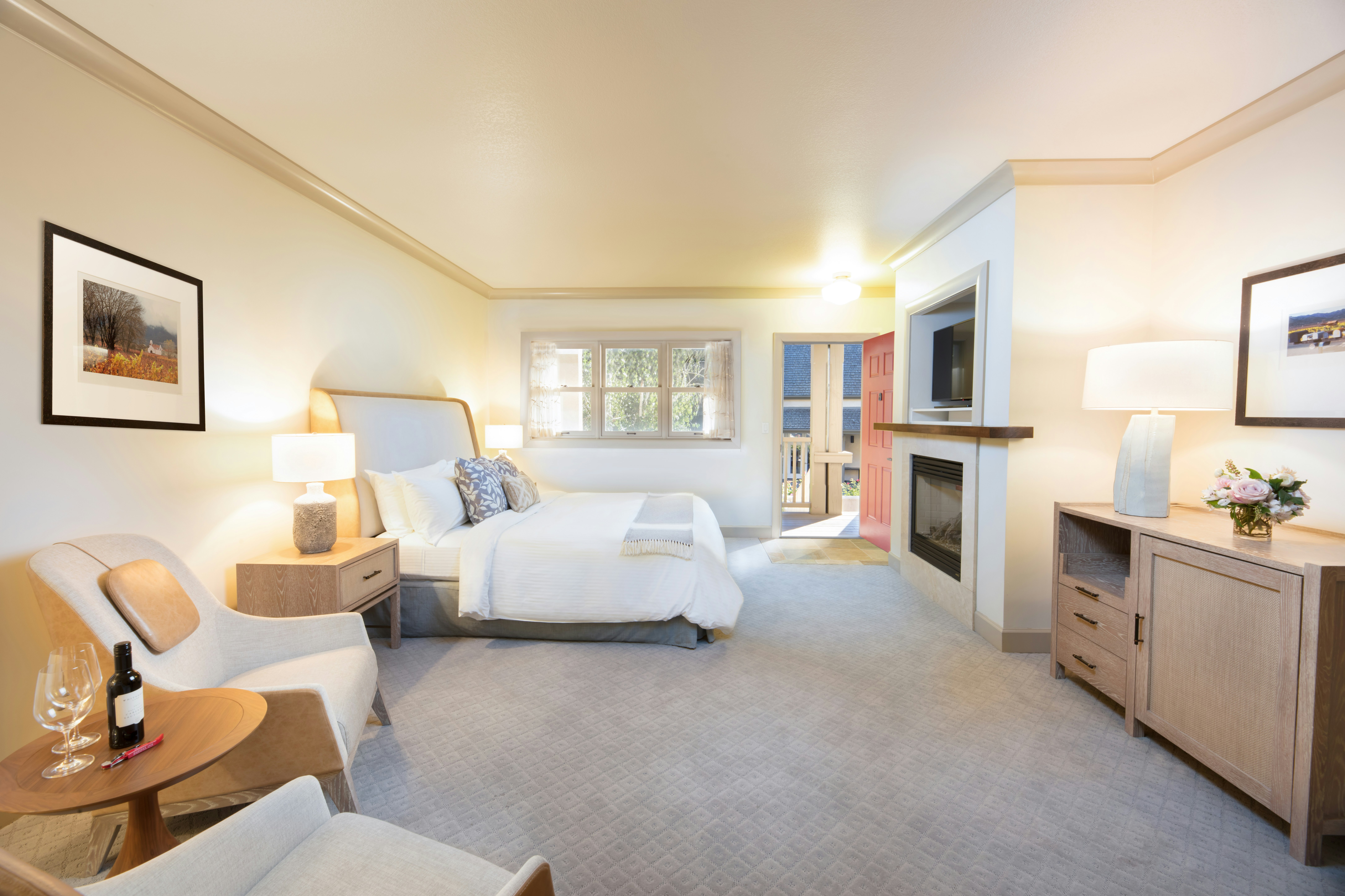 Garden, King Bed