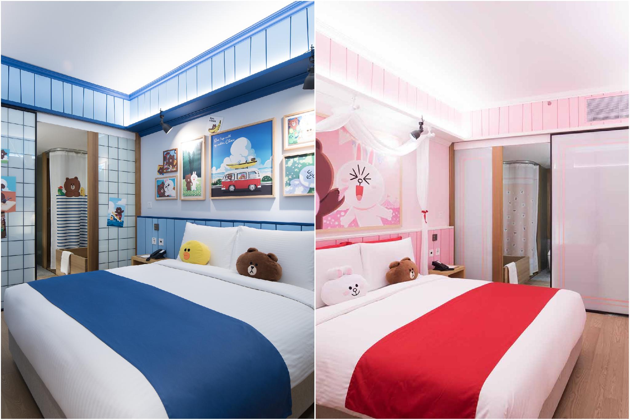 LINE FRIENDS Double (Brown or Cony)