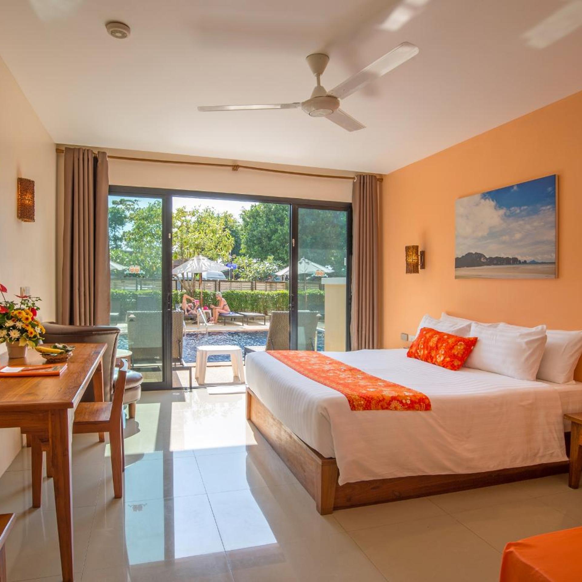 Room, Double Bed, Pool Access