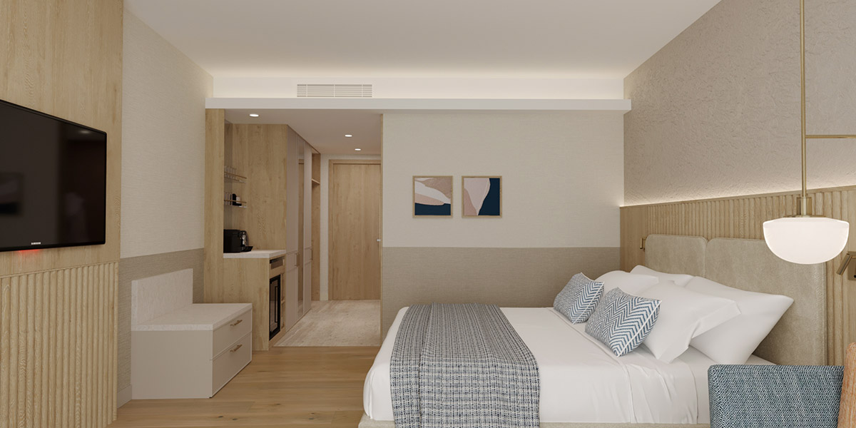 Deluxe, Single, Double Bed, Sea View