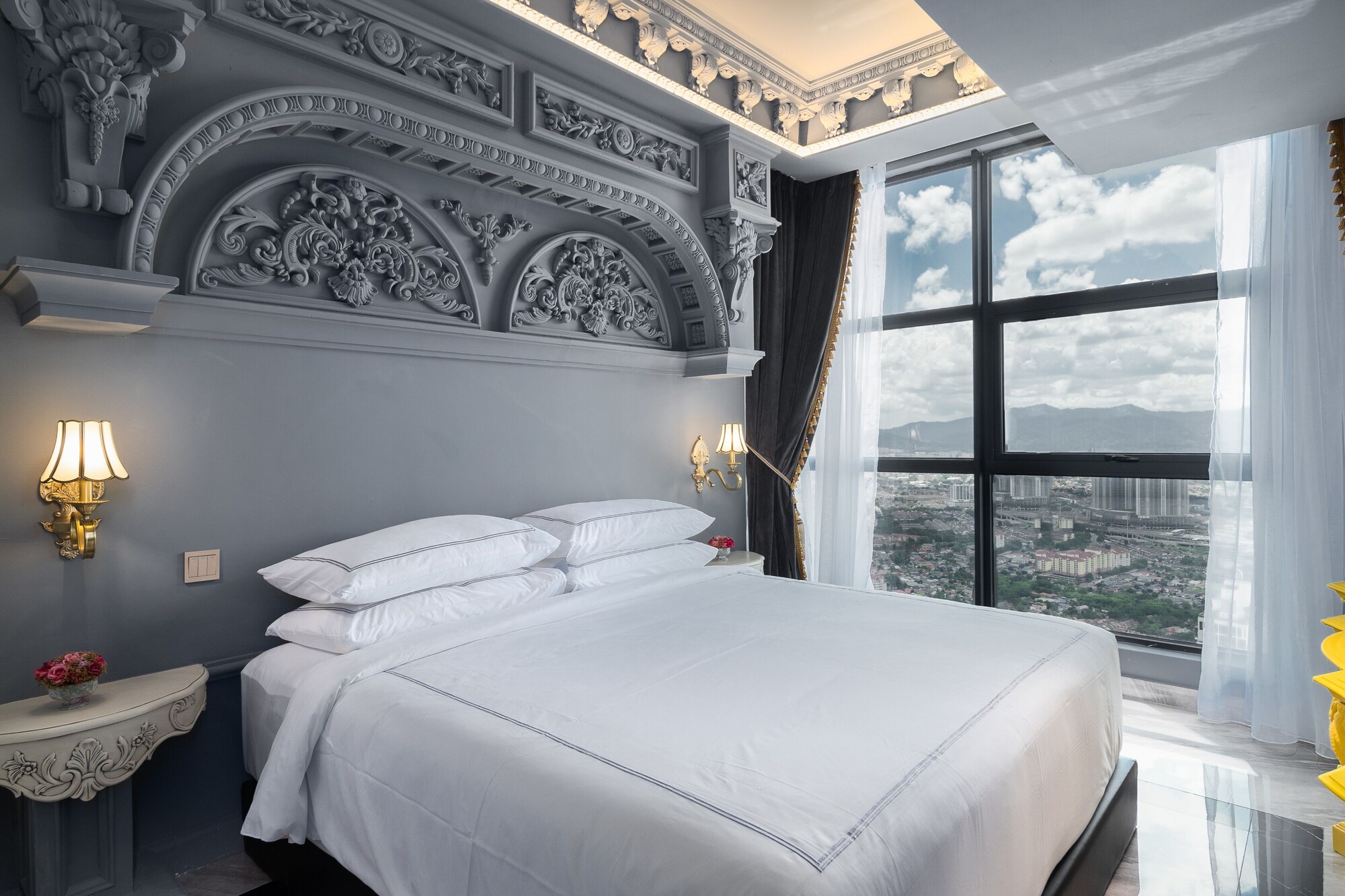 King and Queen Bed