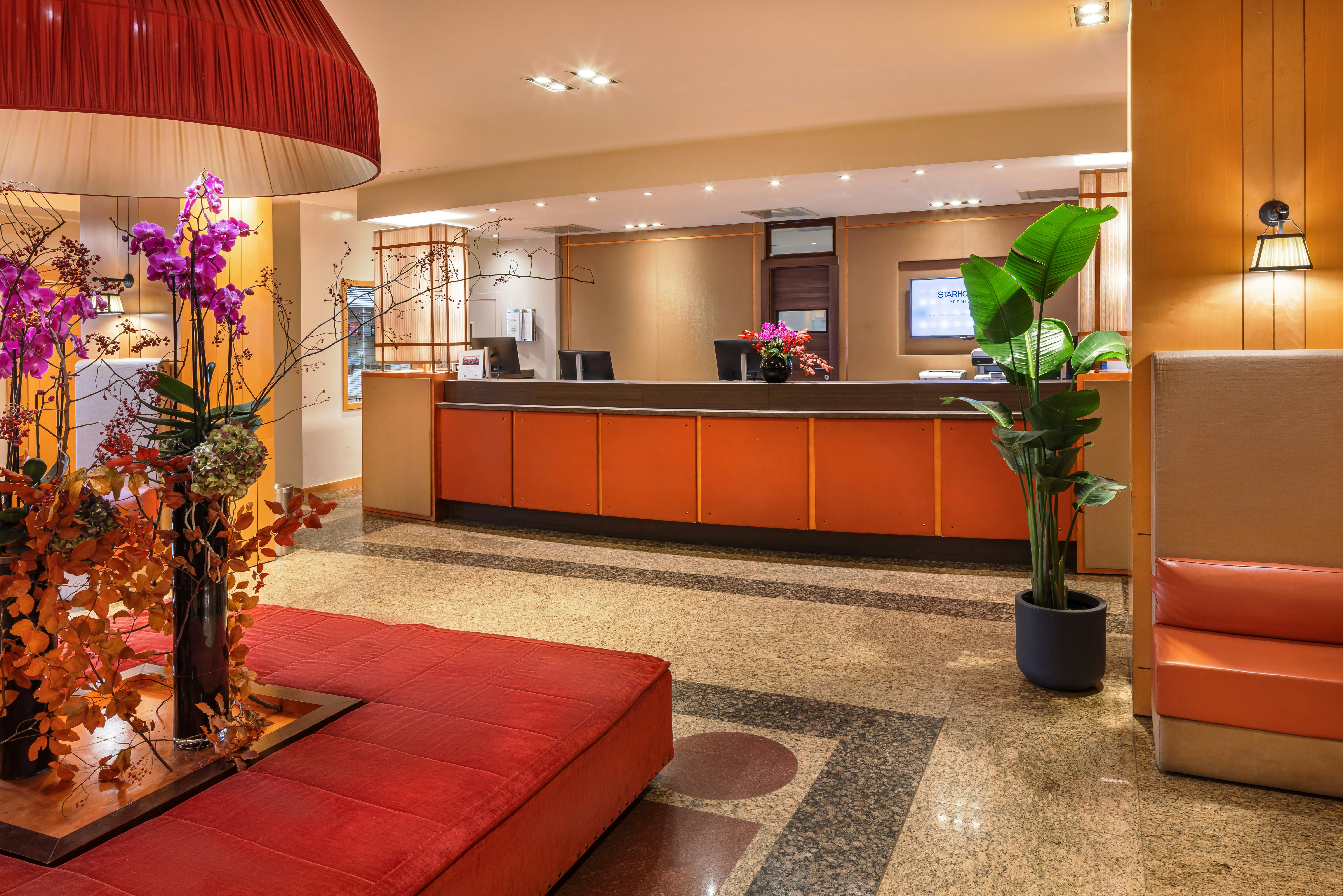 Lobby at Starhotels Metropole Hotel, ROME