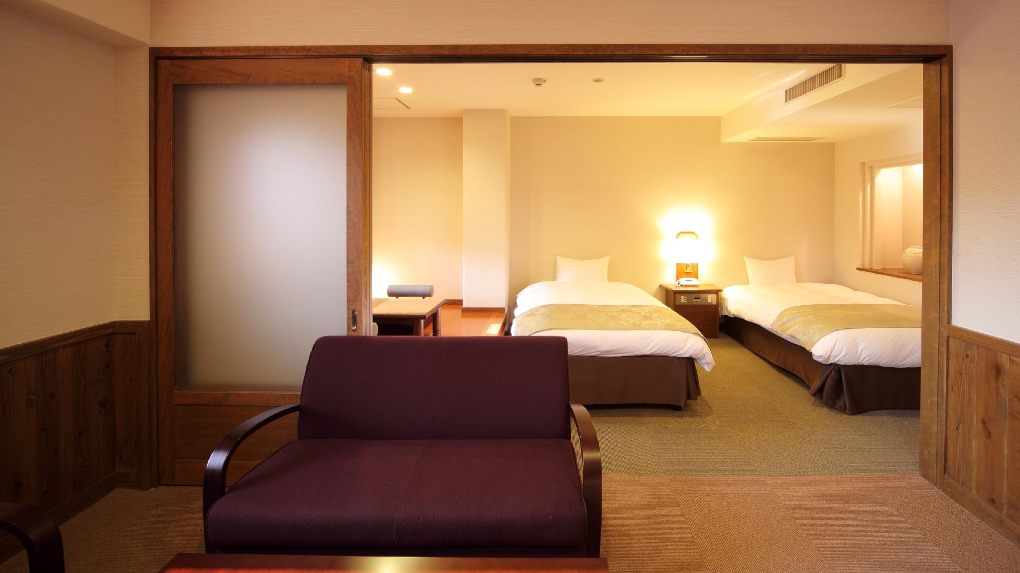 Nara, Suite, Twin Beds, City View