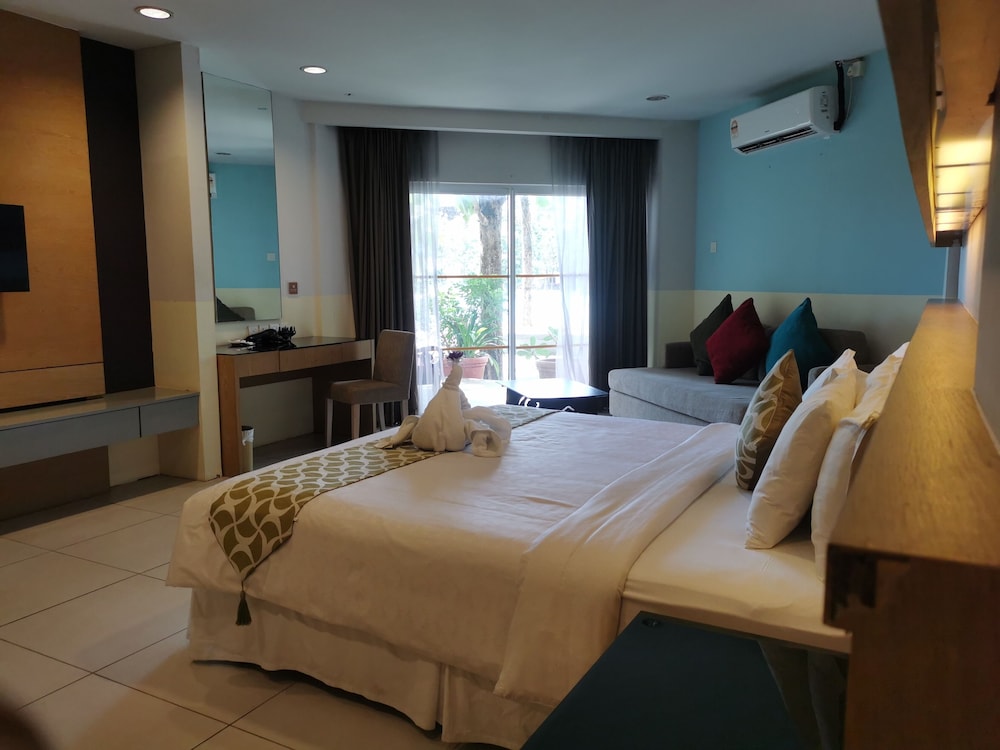 Lanai, King Bed, Sea View