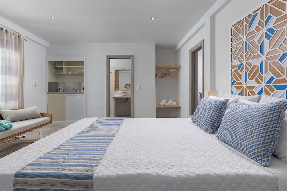 جناح بانورامي بسريرين مزدوجين بإطلالة على البحر، Gizis Cliffside Suites 6/8