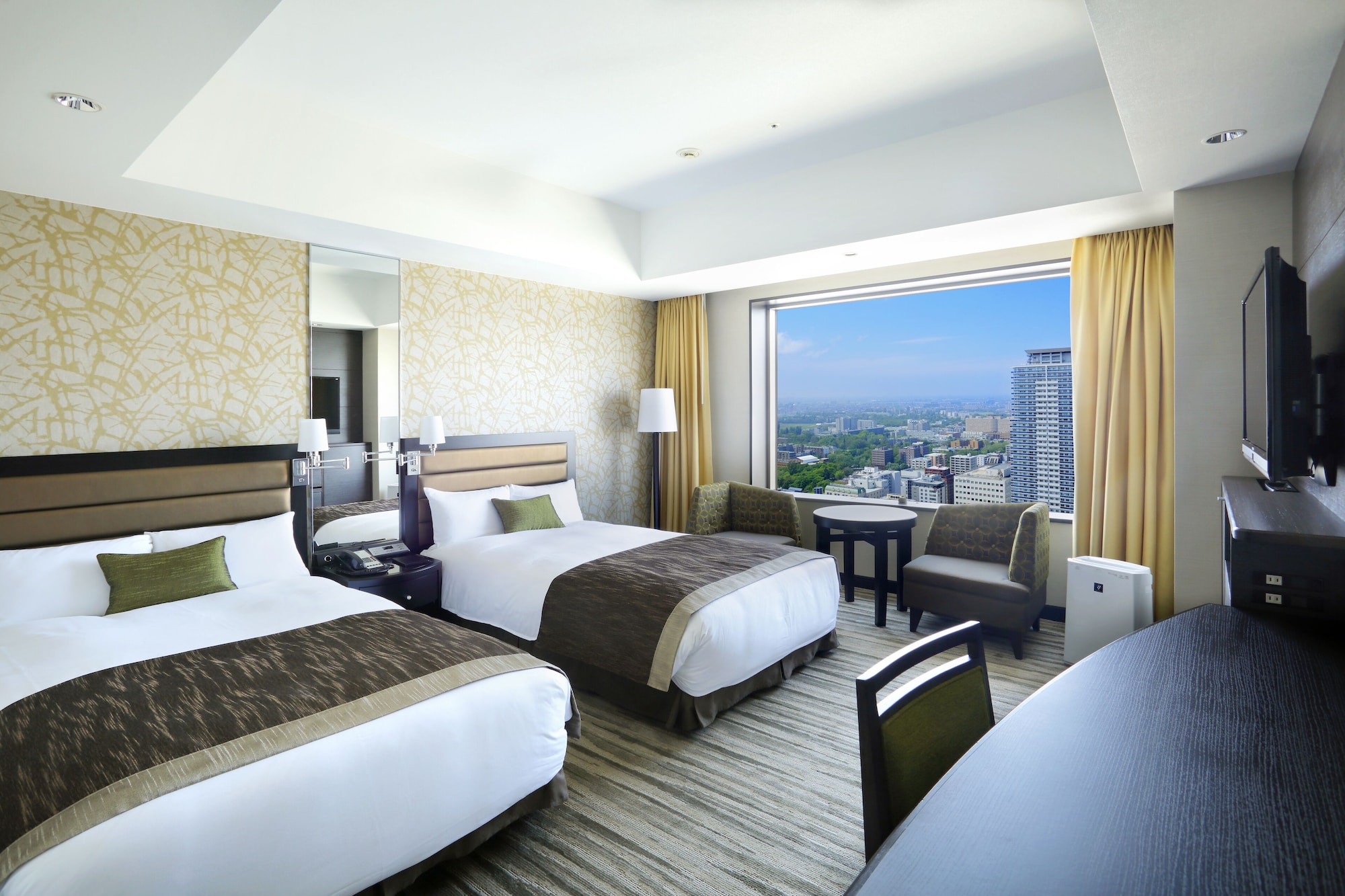 Moderate, Twin Beds, High Floor, JR Tower Hotel Nikko Sapporo 2/4