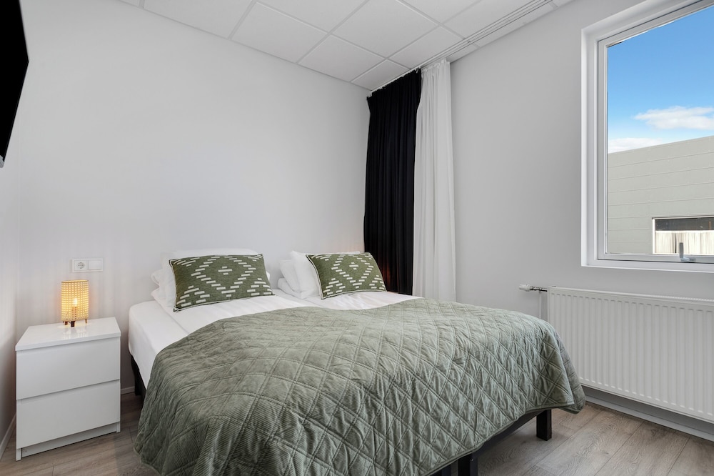 غرفة عائلية بأسرّة بطابقين وثلاثة أسرّة، Hotel Heidmork 5/10