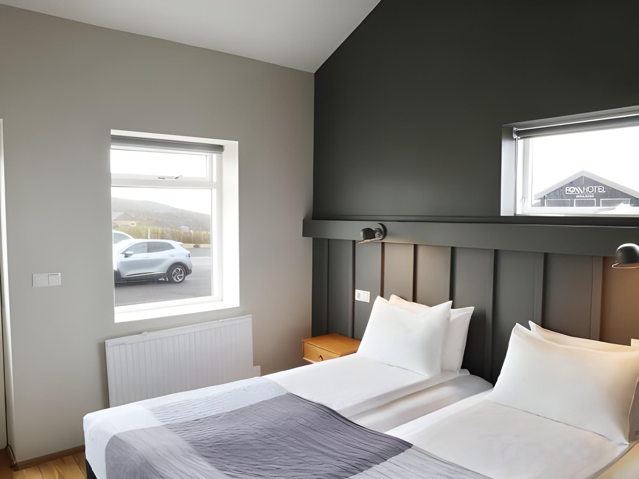 غرفة قياسية بسرير مزدوج مع أريكة، Fosshotel Hellnar 9/10