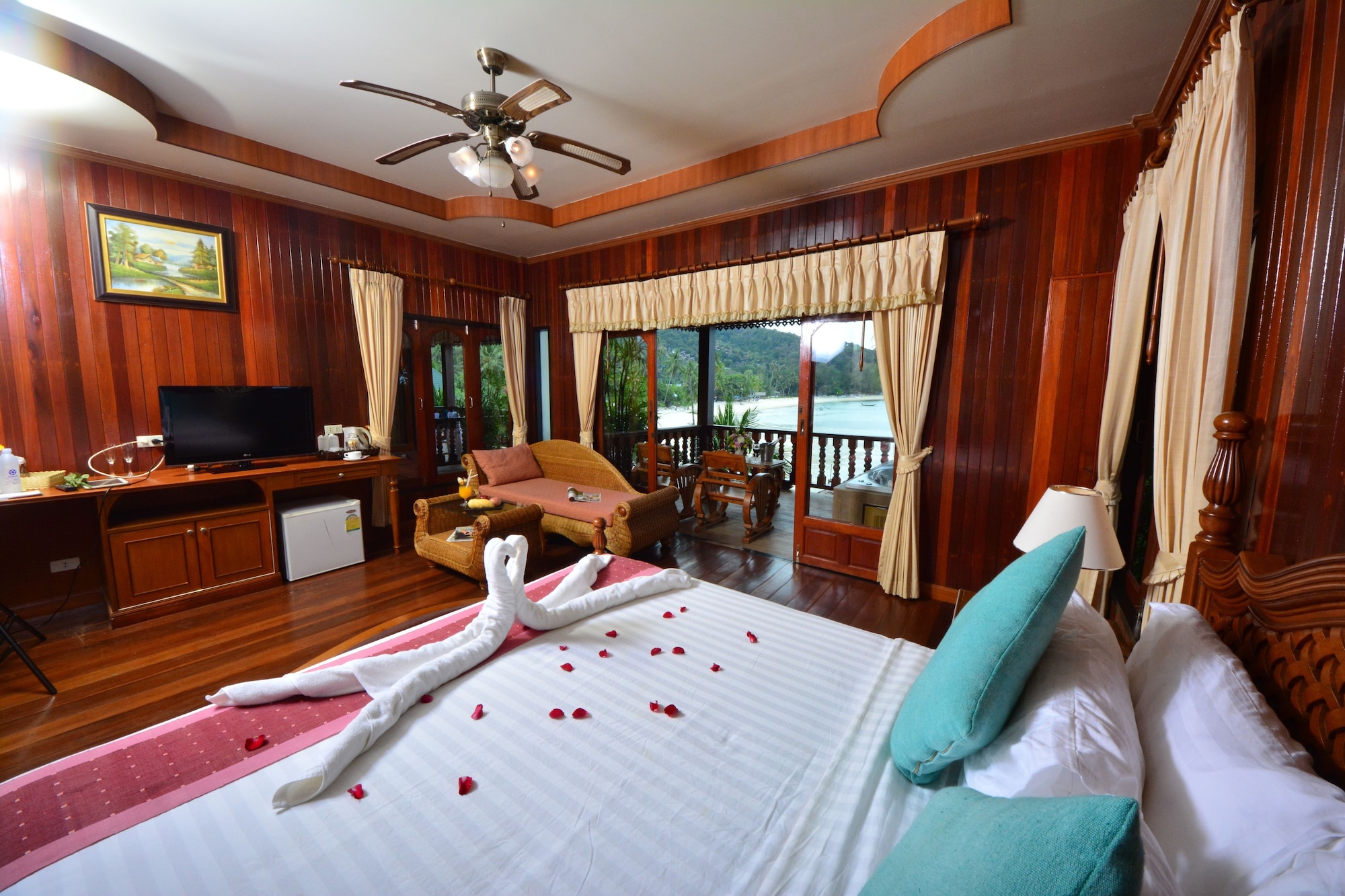 بنغل سوبيريور بسرير مزدوج بإطلالة على البحر، Haad Yao Bayview Resort And Spa 2/7
