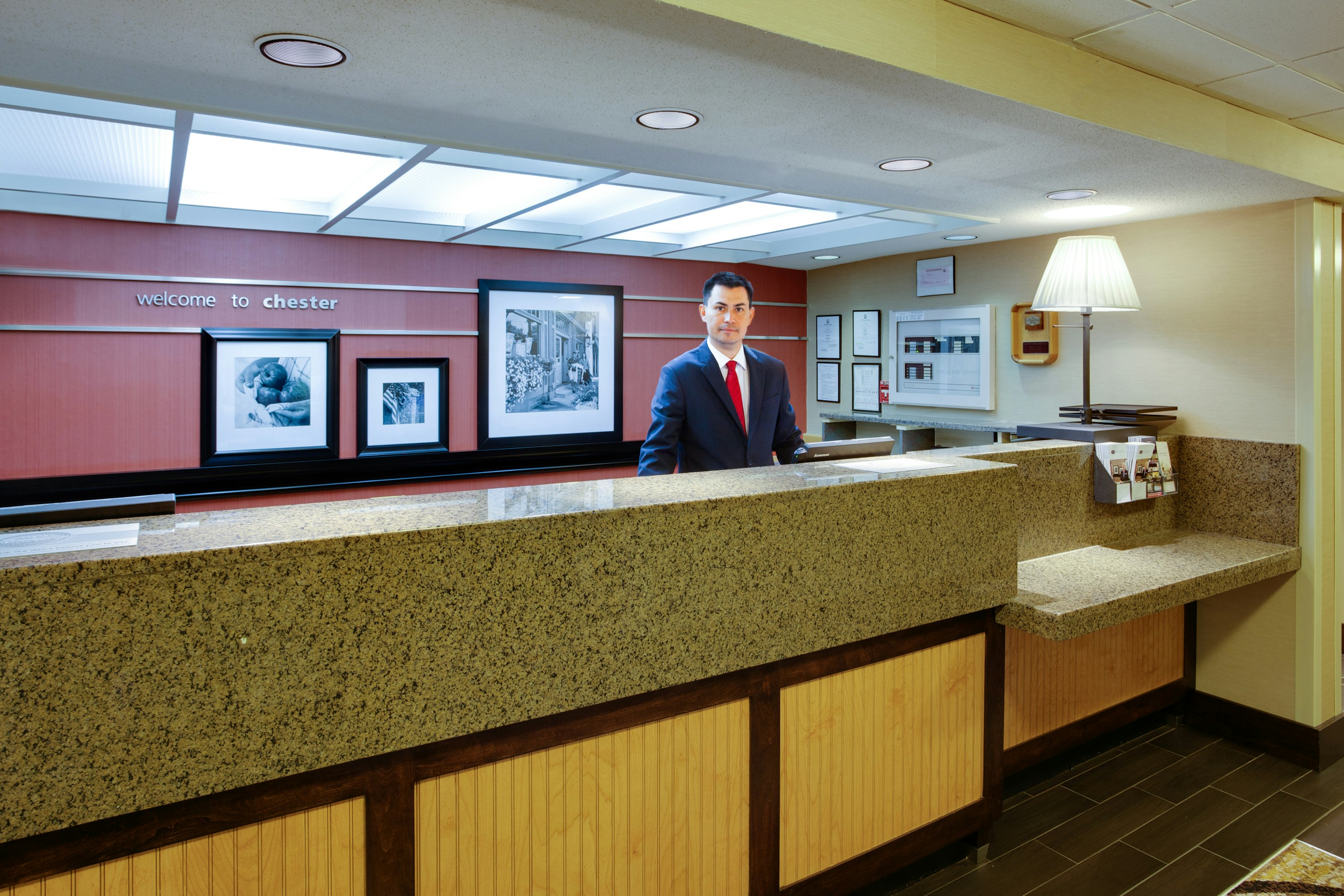 Lobby at Hampton Inn by Hilton Chester South, CHESTER - VA