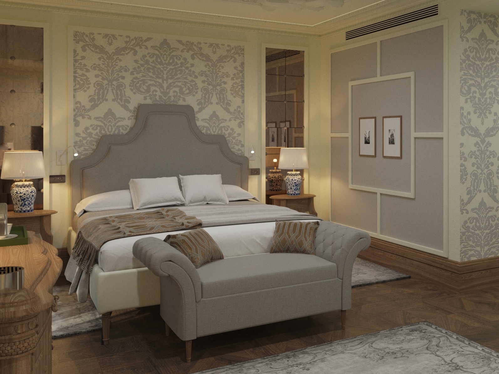 Deluxe, Double or Twin Bed, Sea View