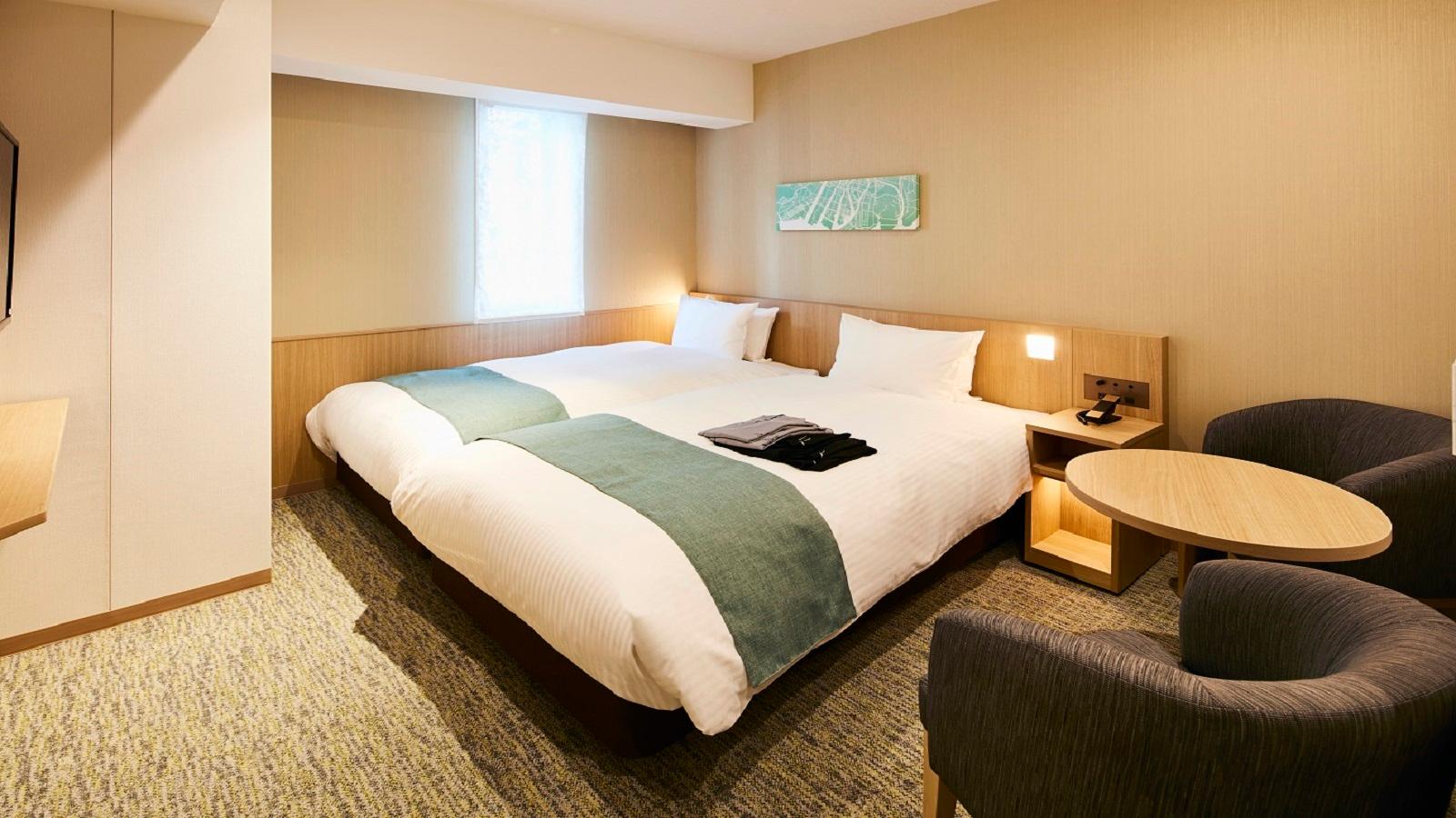 Interior, Hollywood, Standard, Twin Beds