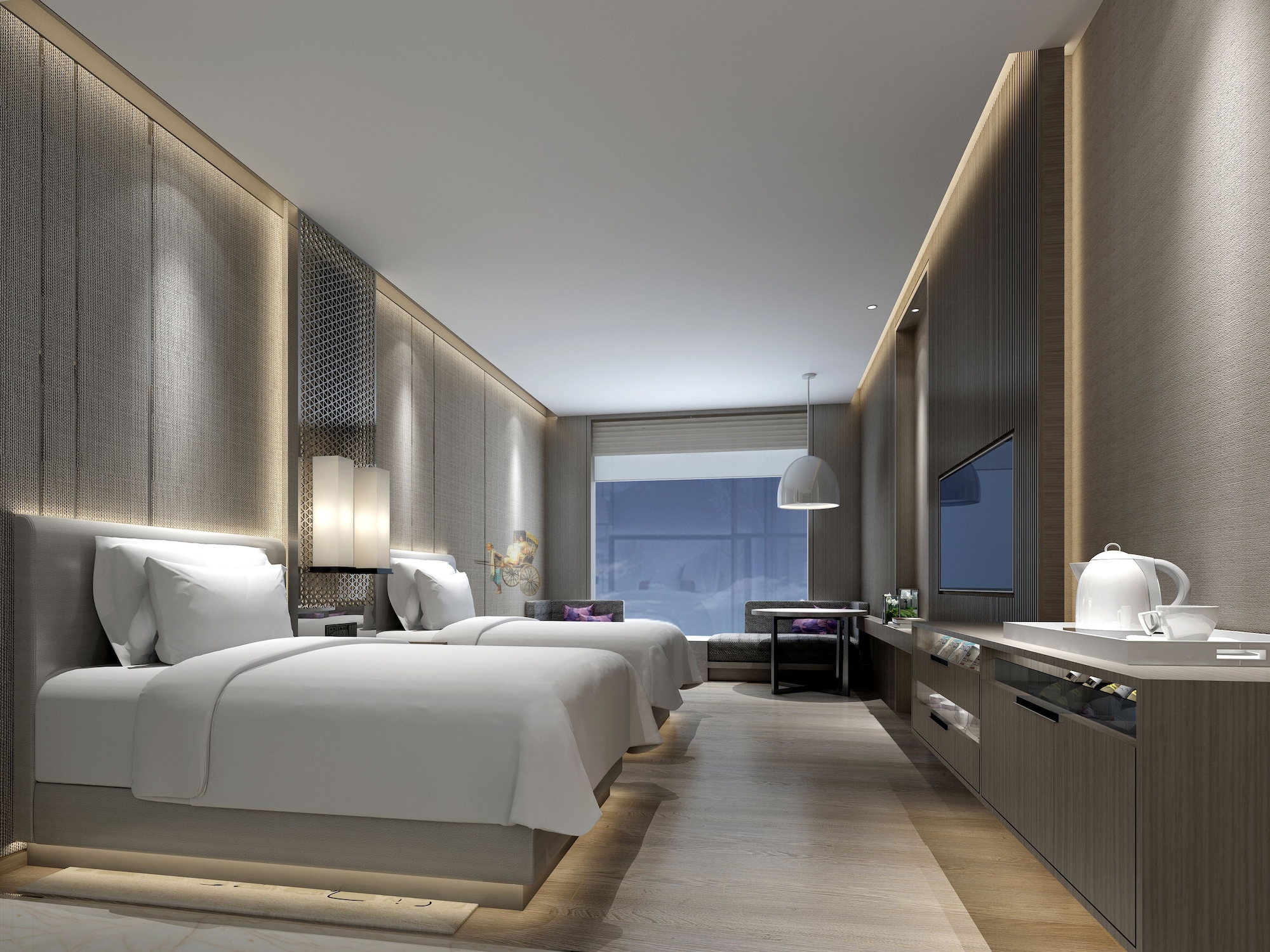 DELUXE, 2 DOUBLE BEDS, MOUNTAIN VIEW