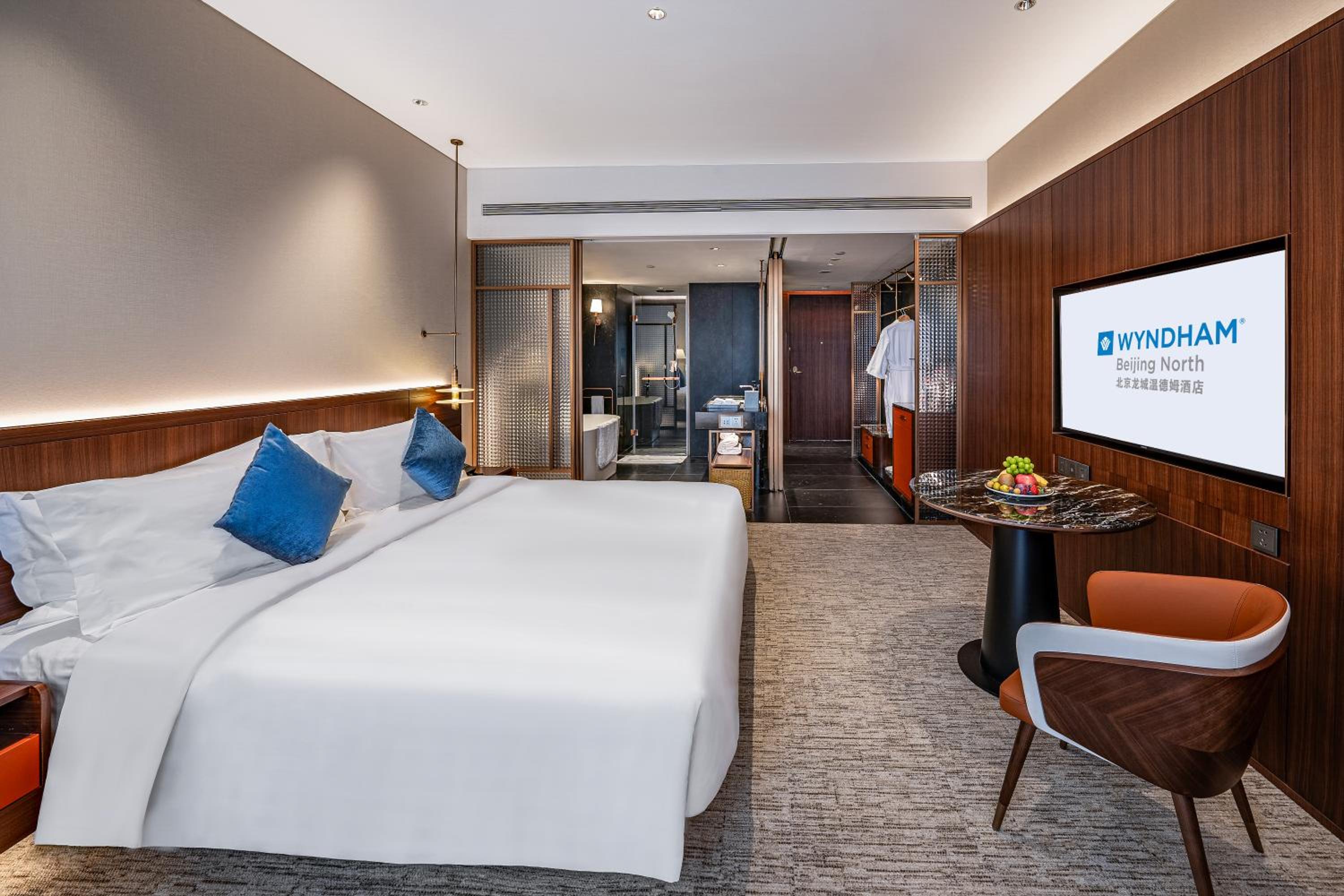 غرفة بريميير بسرير مزدوج، Wyndham Beijing North 2/5