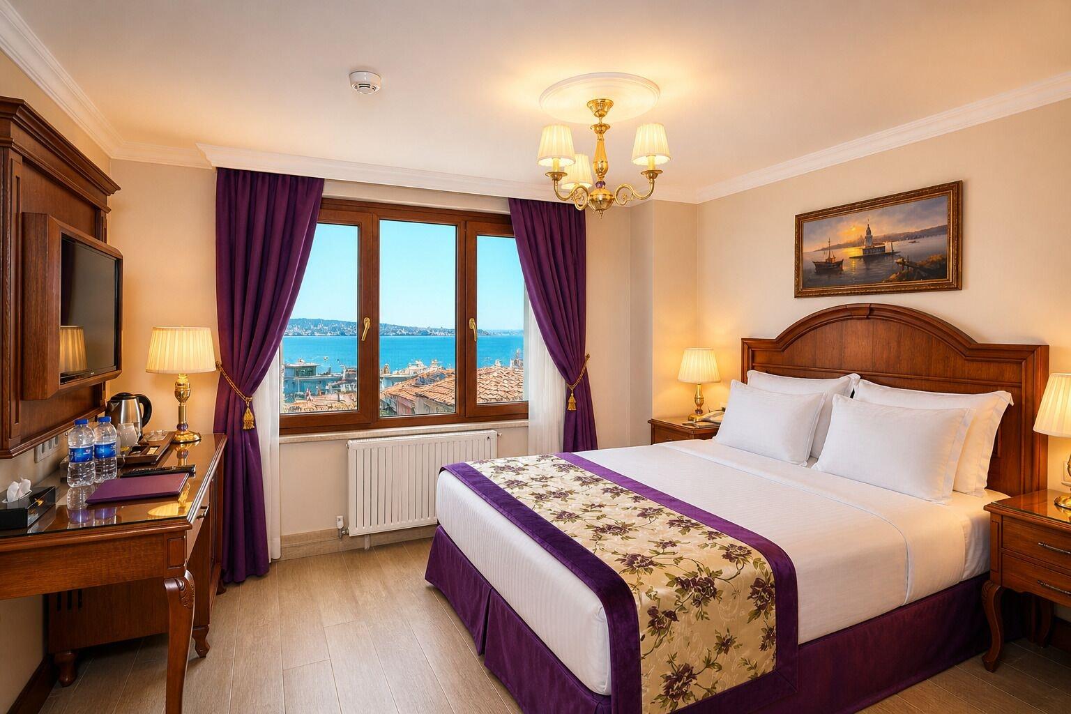 Blue, Executive, Suite, Mosque or Sea View, Balcony
