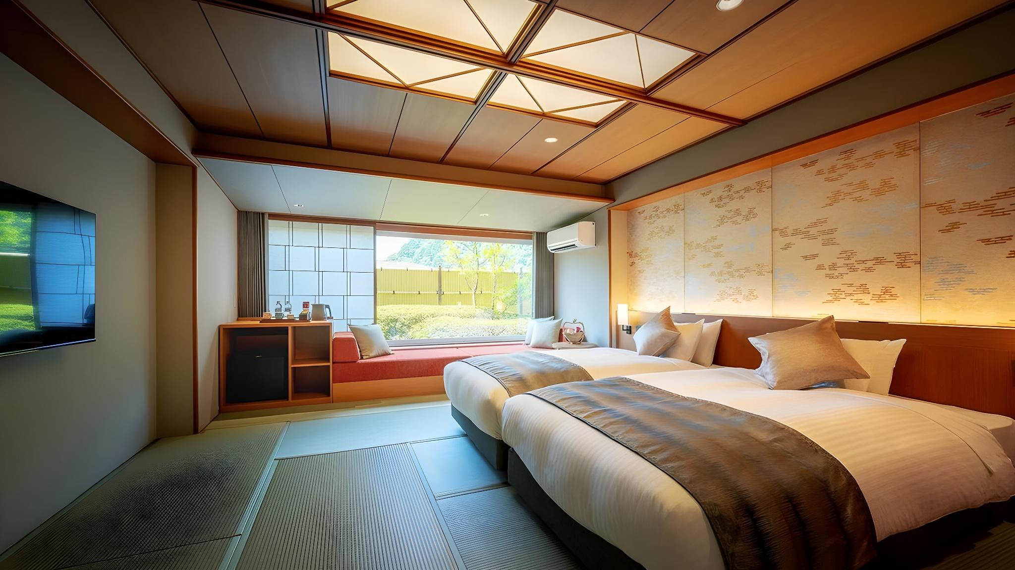 Renovated, Japanese, Modern, Type A, Twin Beds