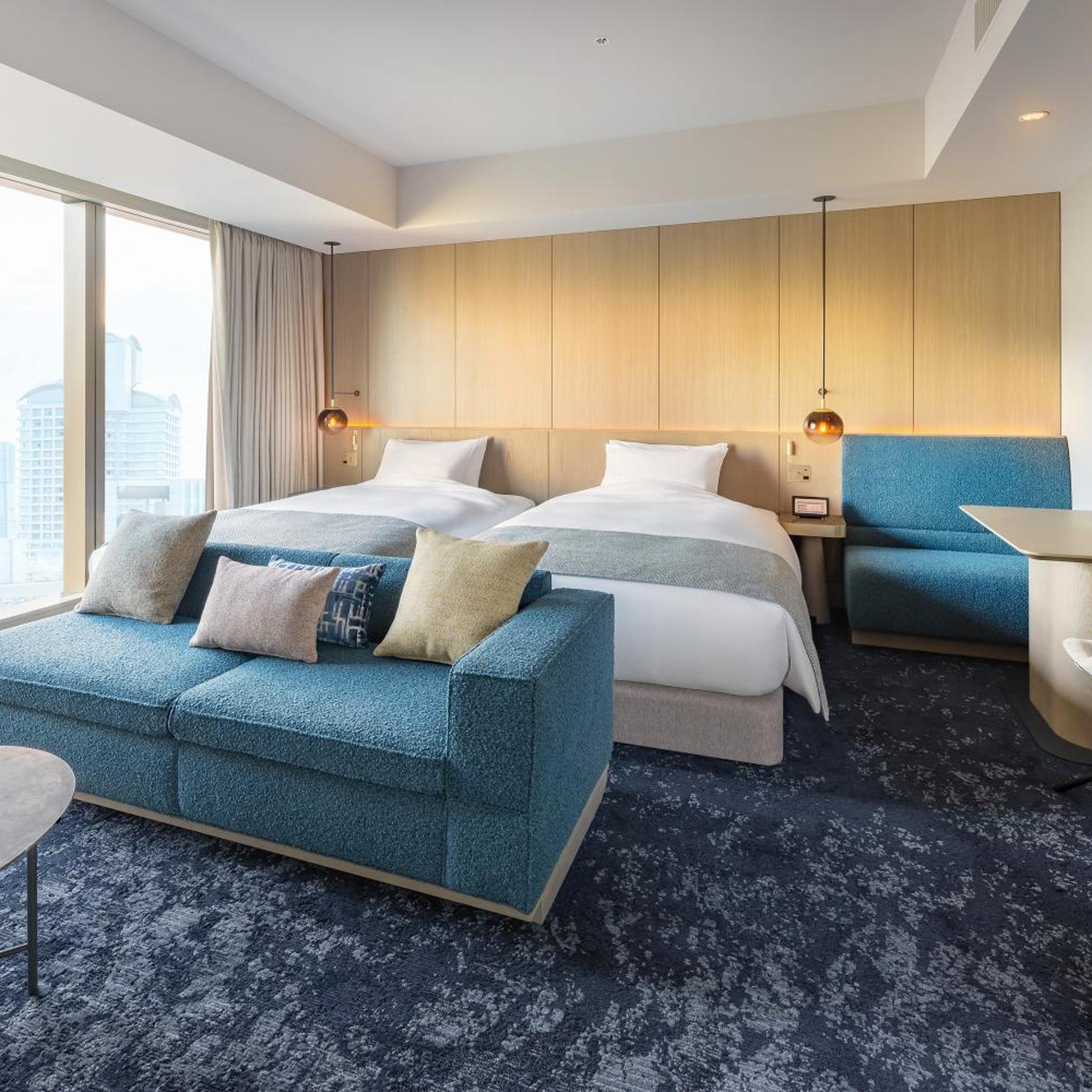 Club, Twin Beds, Club Floor, Corner