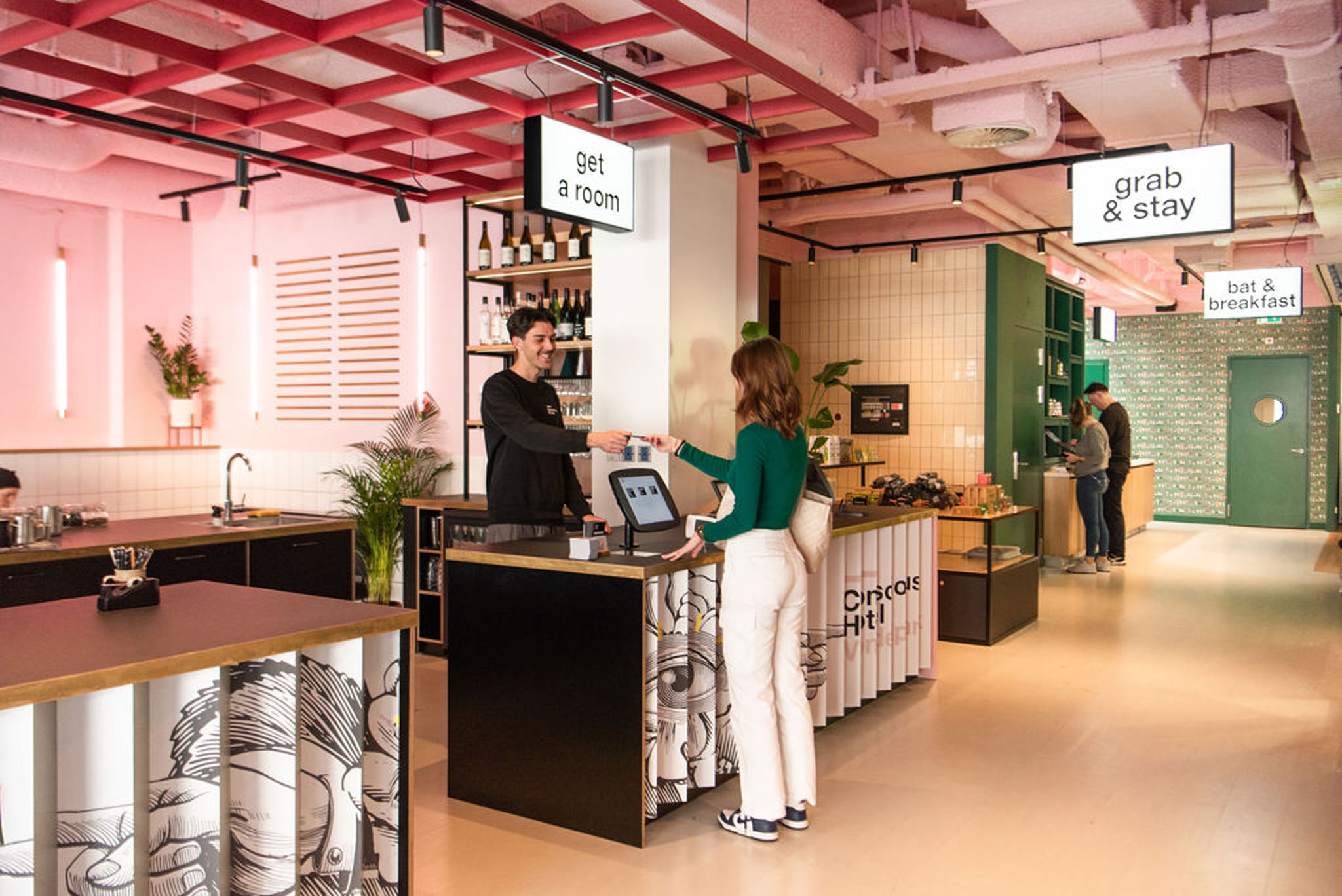 Lobby at Conscious Hotel Vondelpark, AMSTERDAM