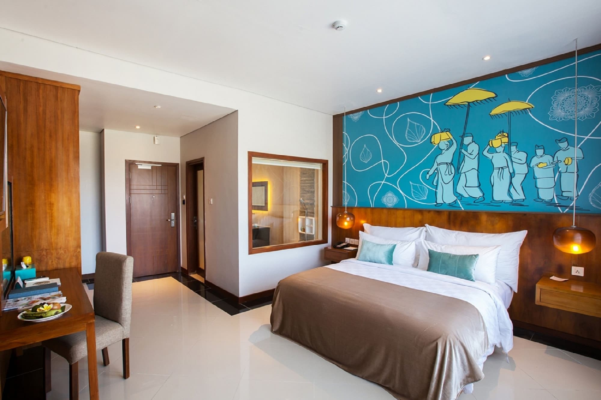 DELUXE, DOUBLE BED