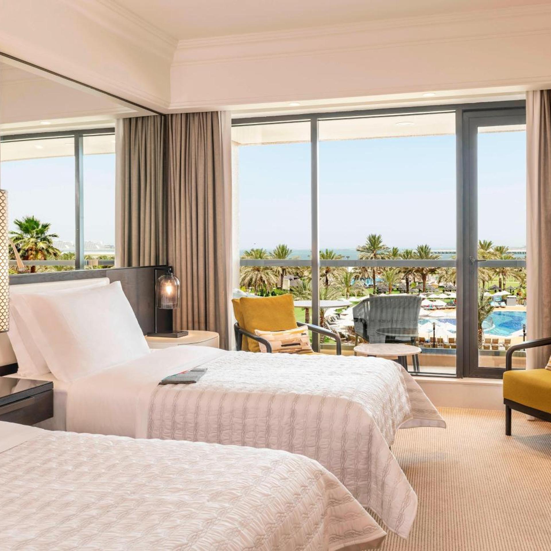 Super, Guest Room, Deluxe, Twin Beds, Sea View