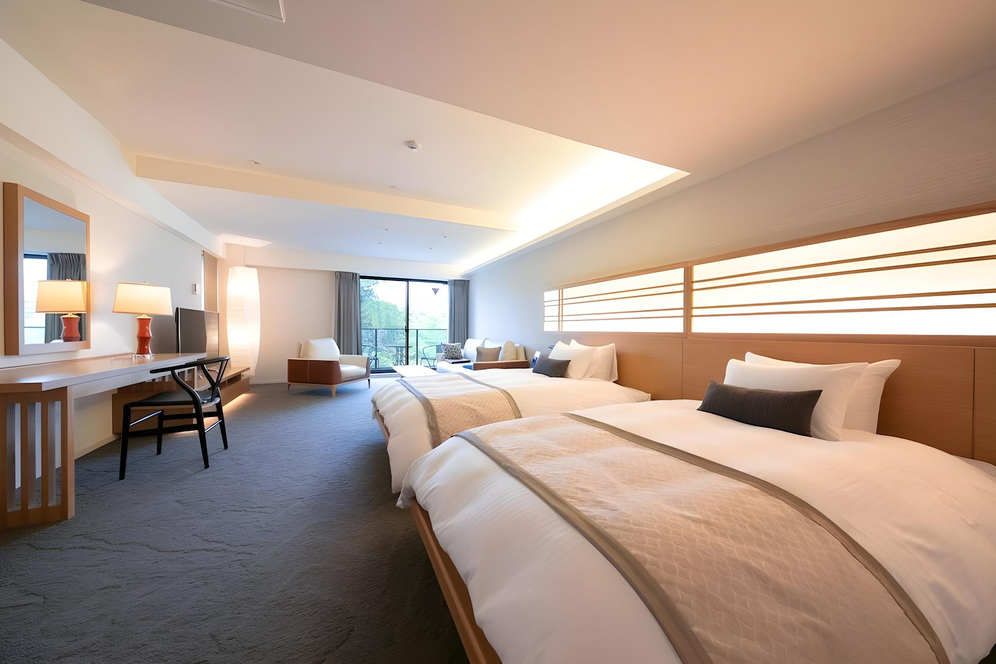 Moderate, 2 Double Beds