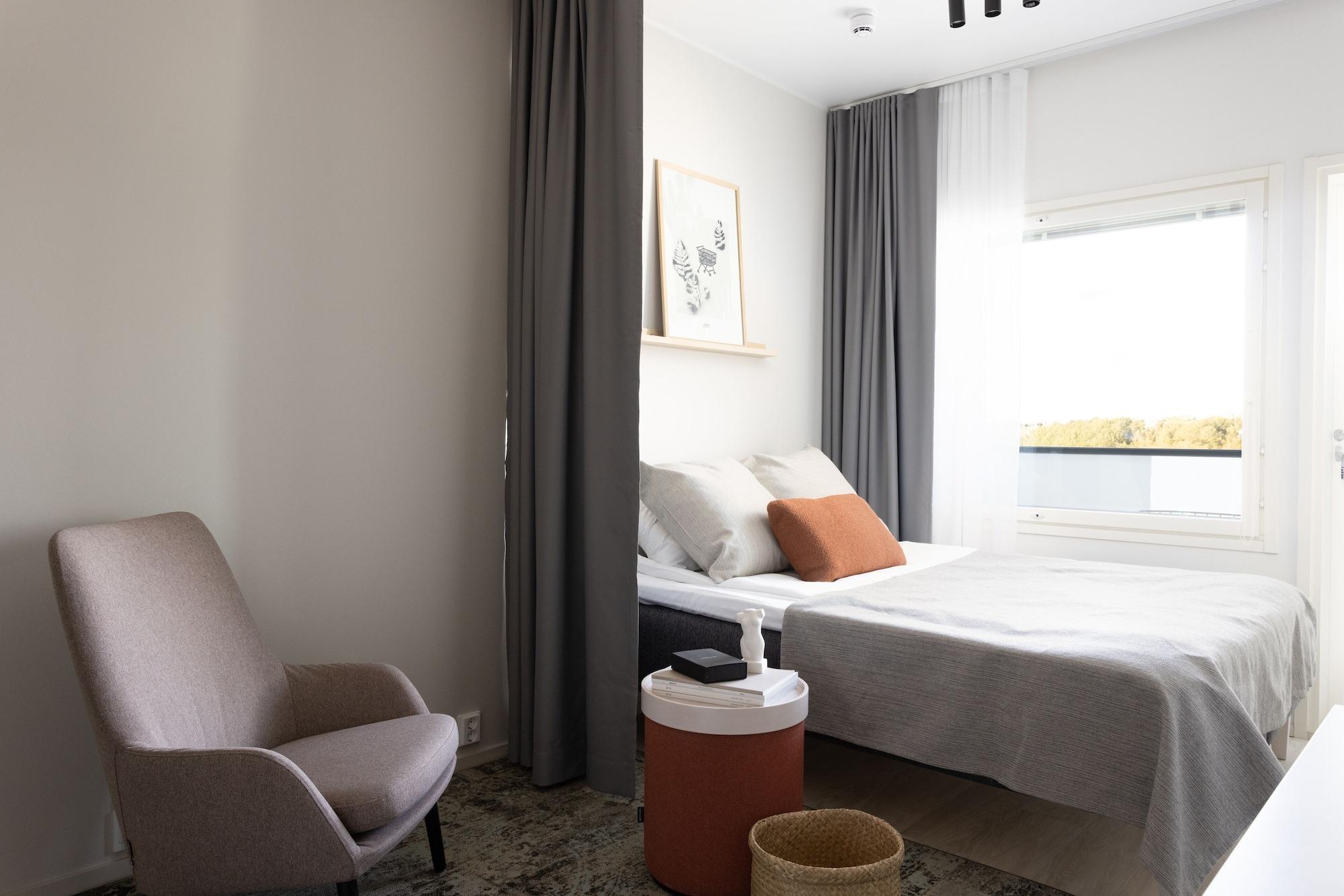 Standard fully furnished studio with a view