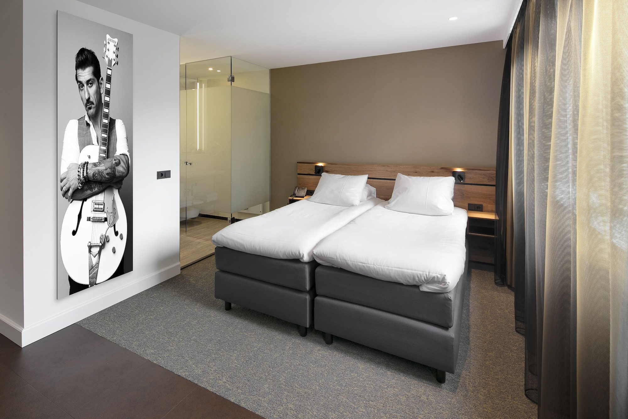 غرفة كومفورت بسريرين منفصلين، Theaterhotel Venlo 3/5