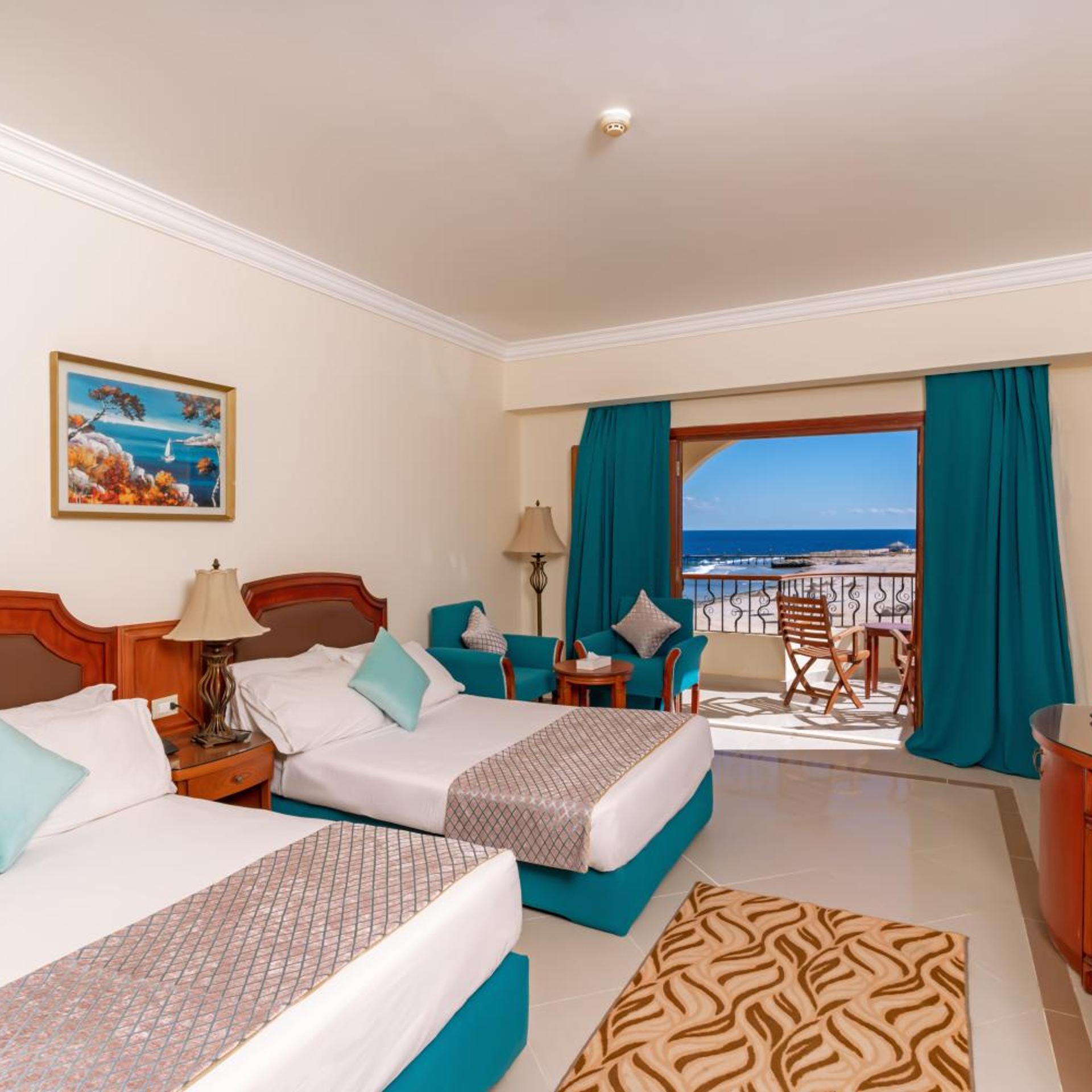 غرفة ثلاثية بإطلالة على البحر، Coral Hills Resort Marsa Alam 8/10