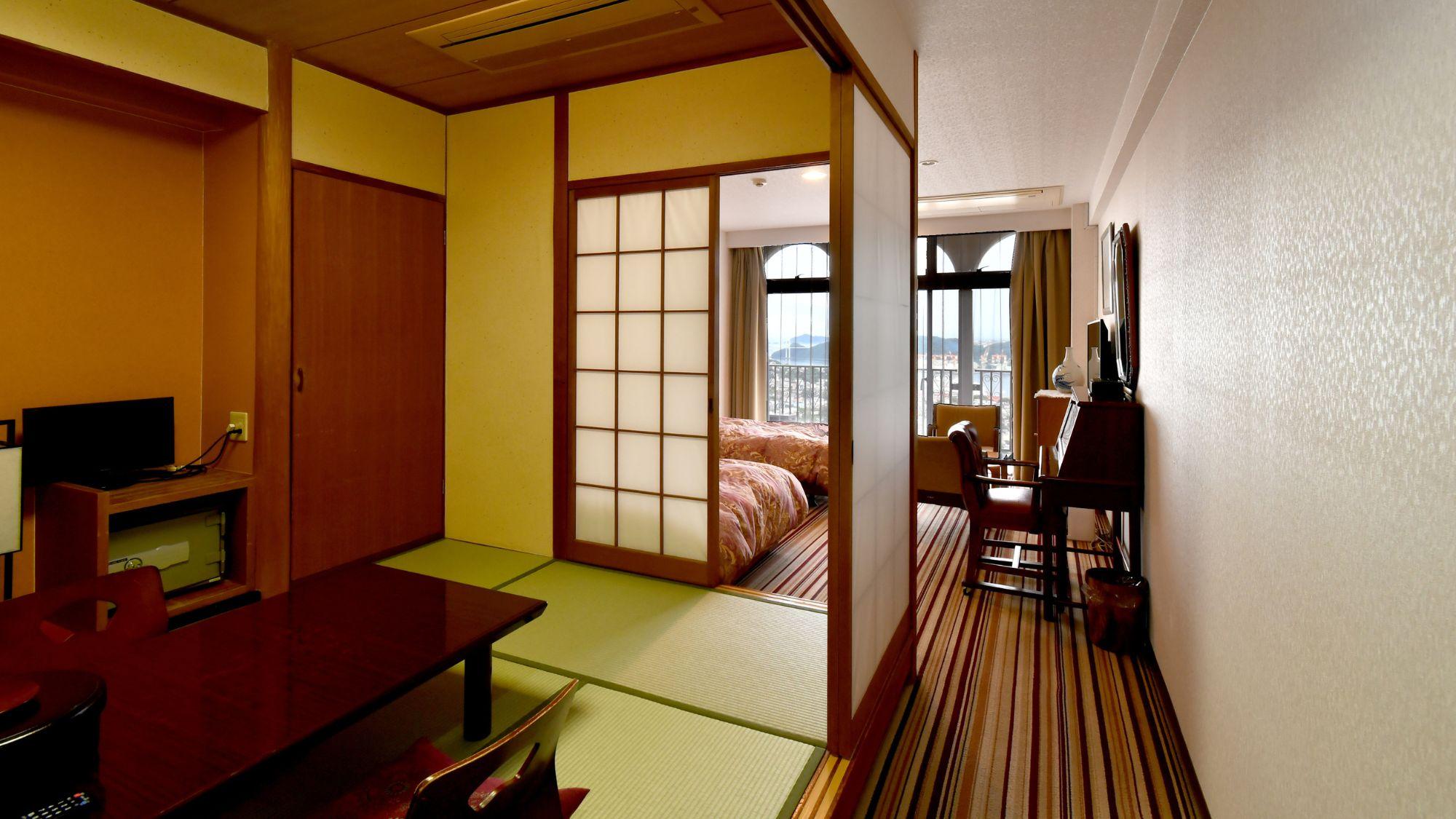 Standard, Twin Beds, Ocean View, Night View