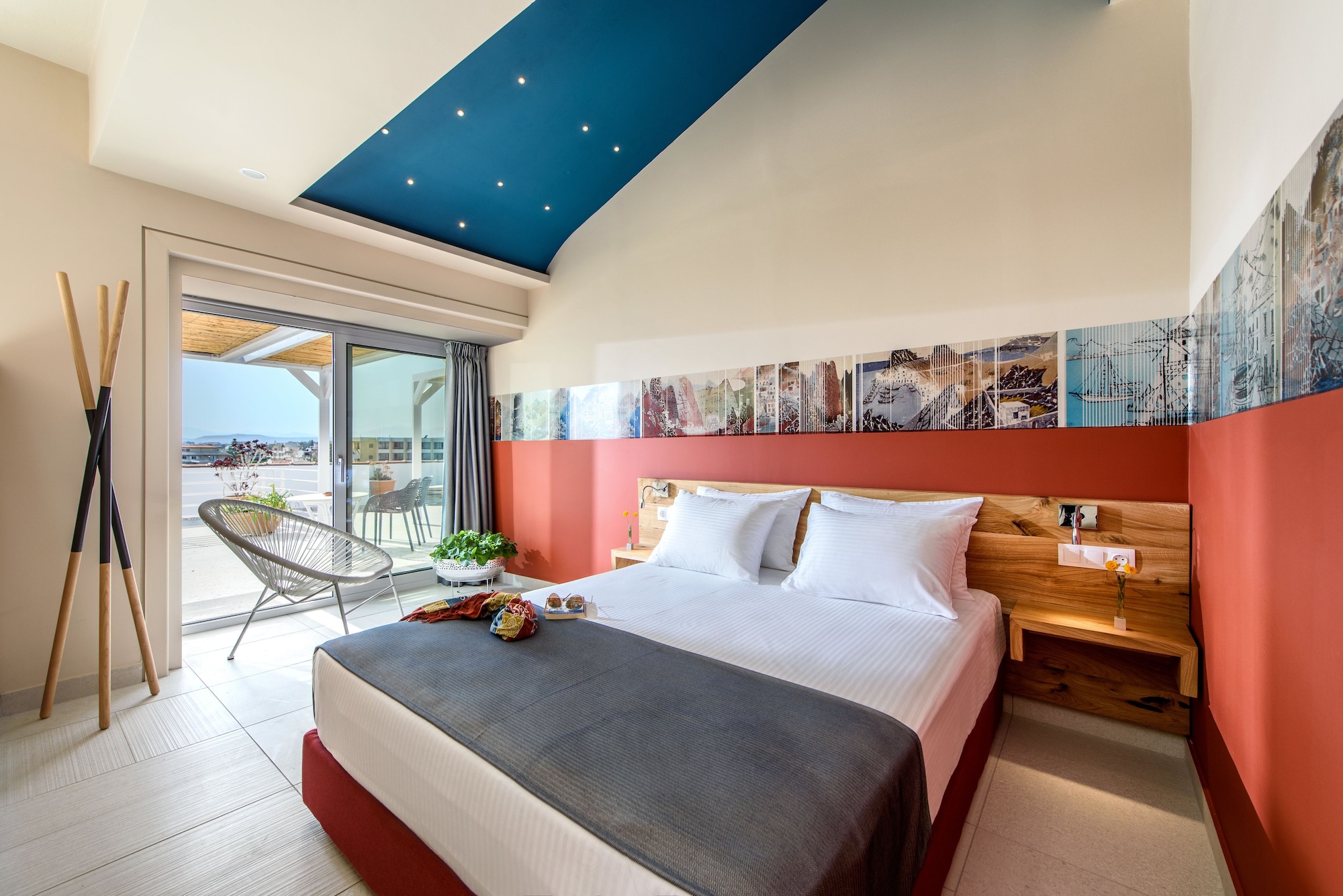 Penthouse Suite, 3 Beds, Sea View