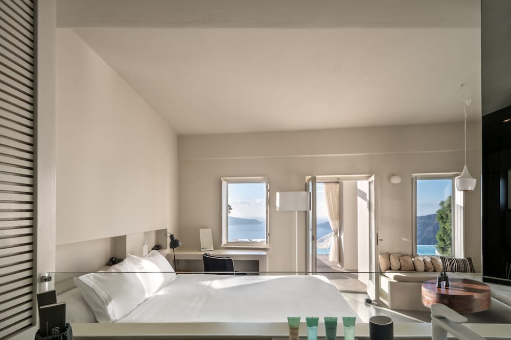 جناح سوبيريور بسرير مزدوج بإطلالة على البحر مع أريكة بمسبح خاص، West East Suites - Adults Only 4/4