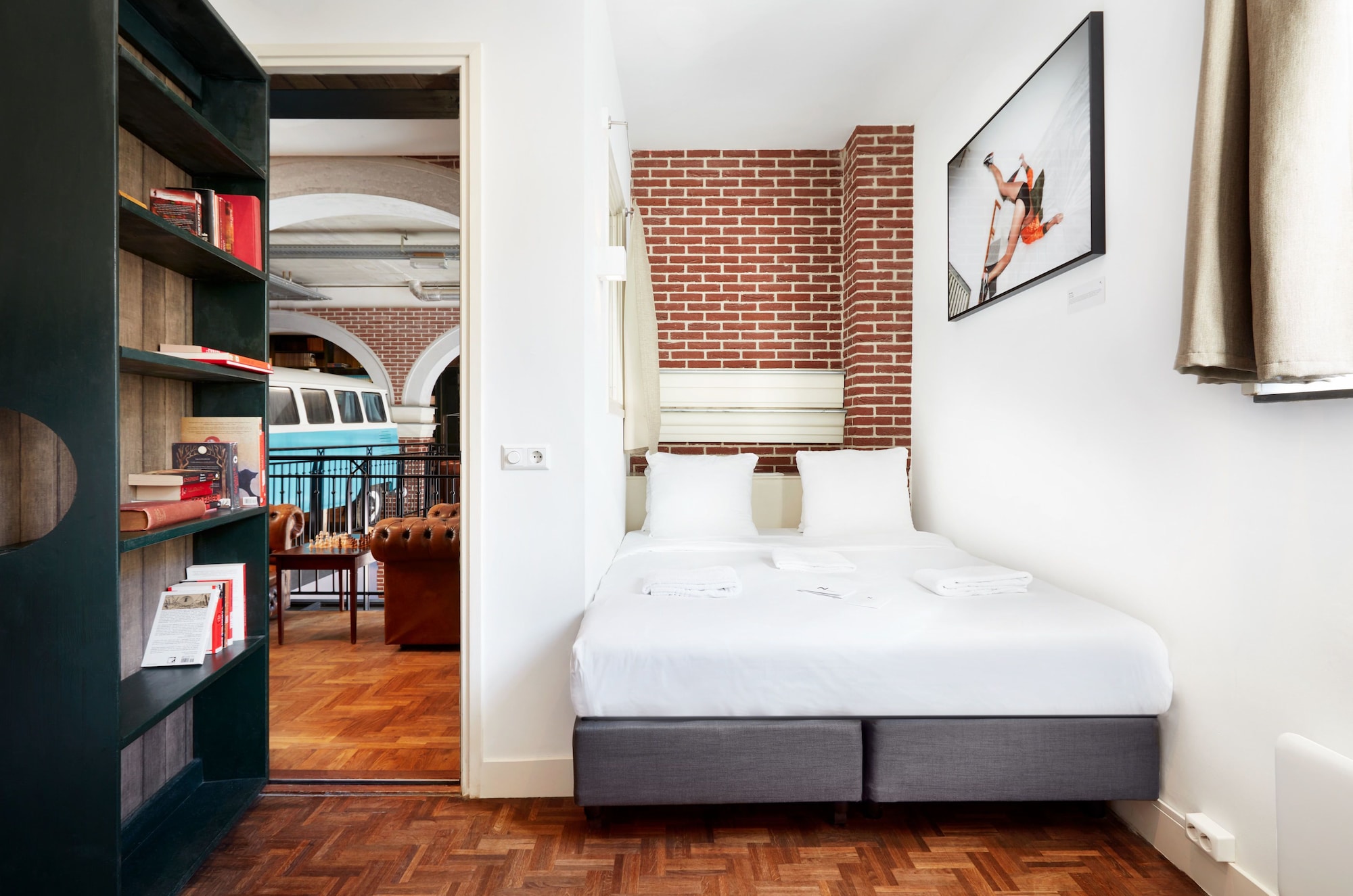SECRET BOOKCASE, BASIC, DOUBLE BED, XL