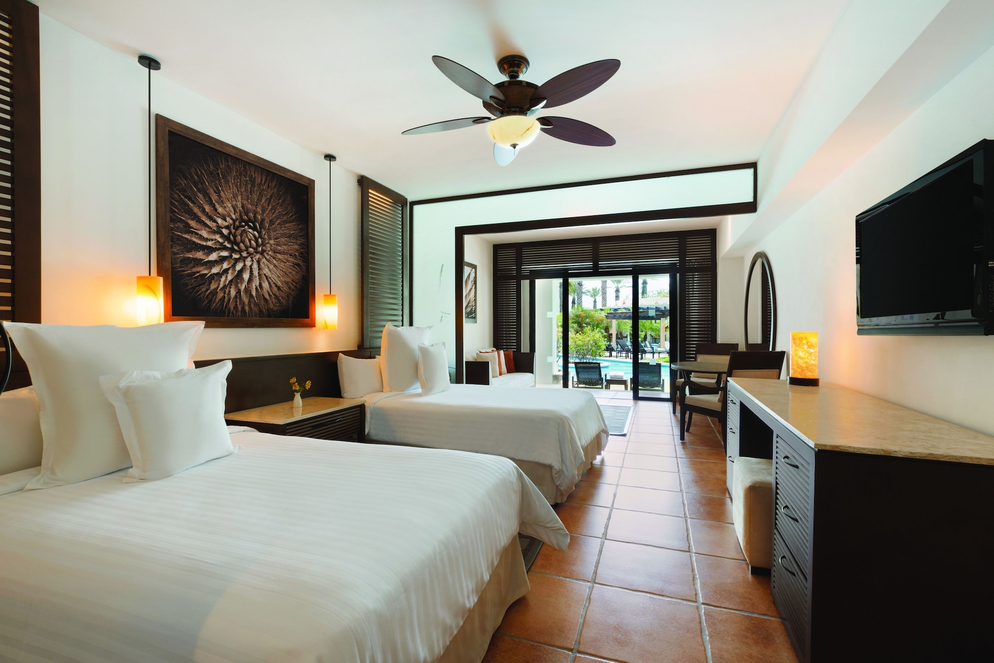 Swim Up, Master, Club, 2 Double Beds