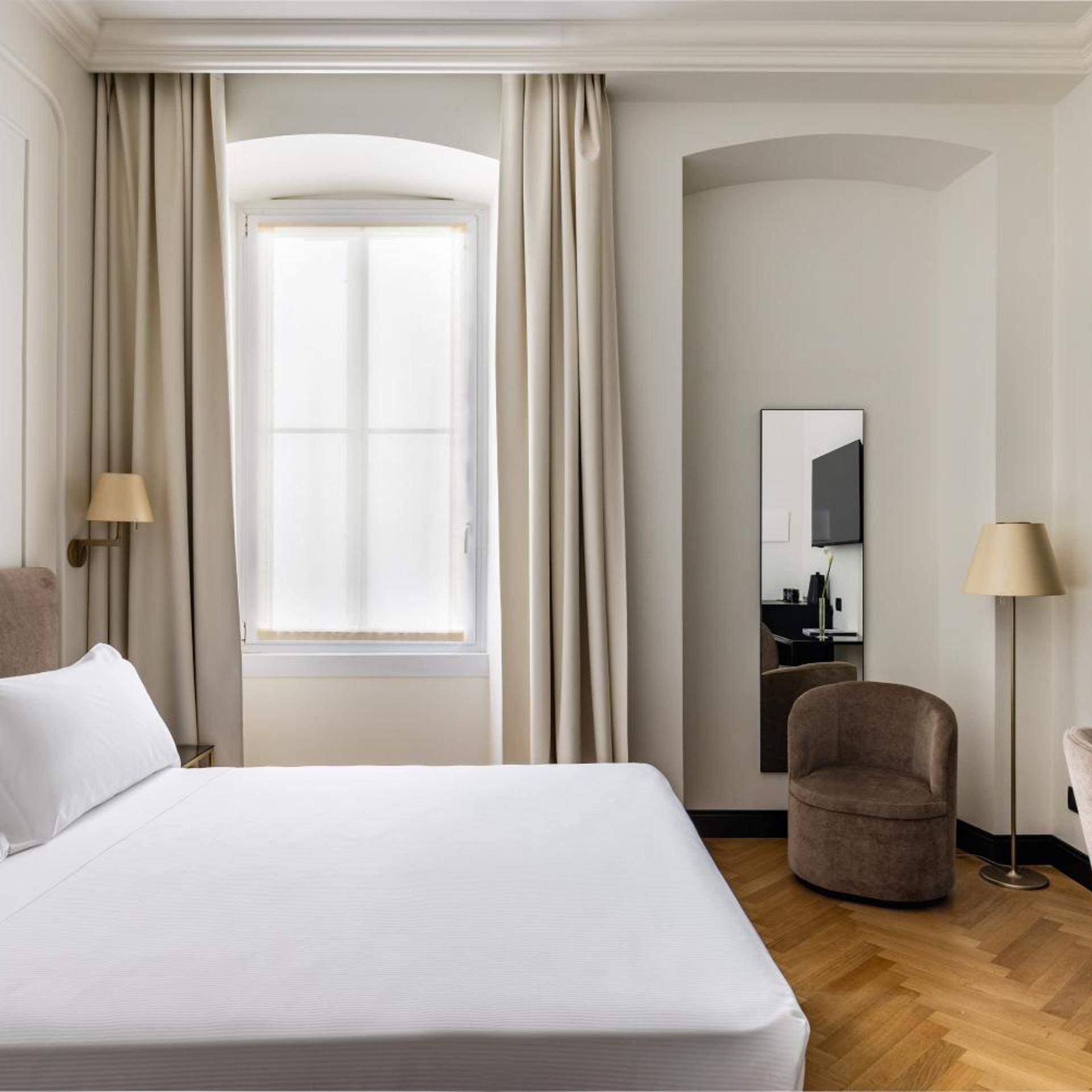 غرفة بسرير مزدوج أو سريرين منفصلين، Continentale Hotel 7/10