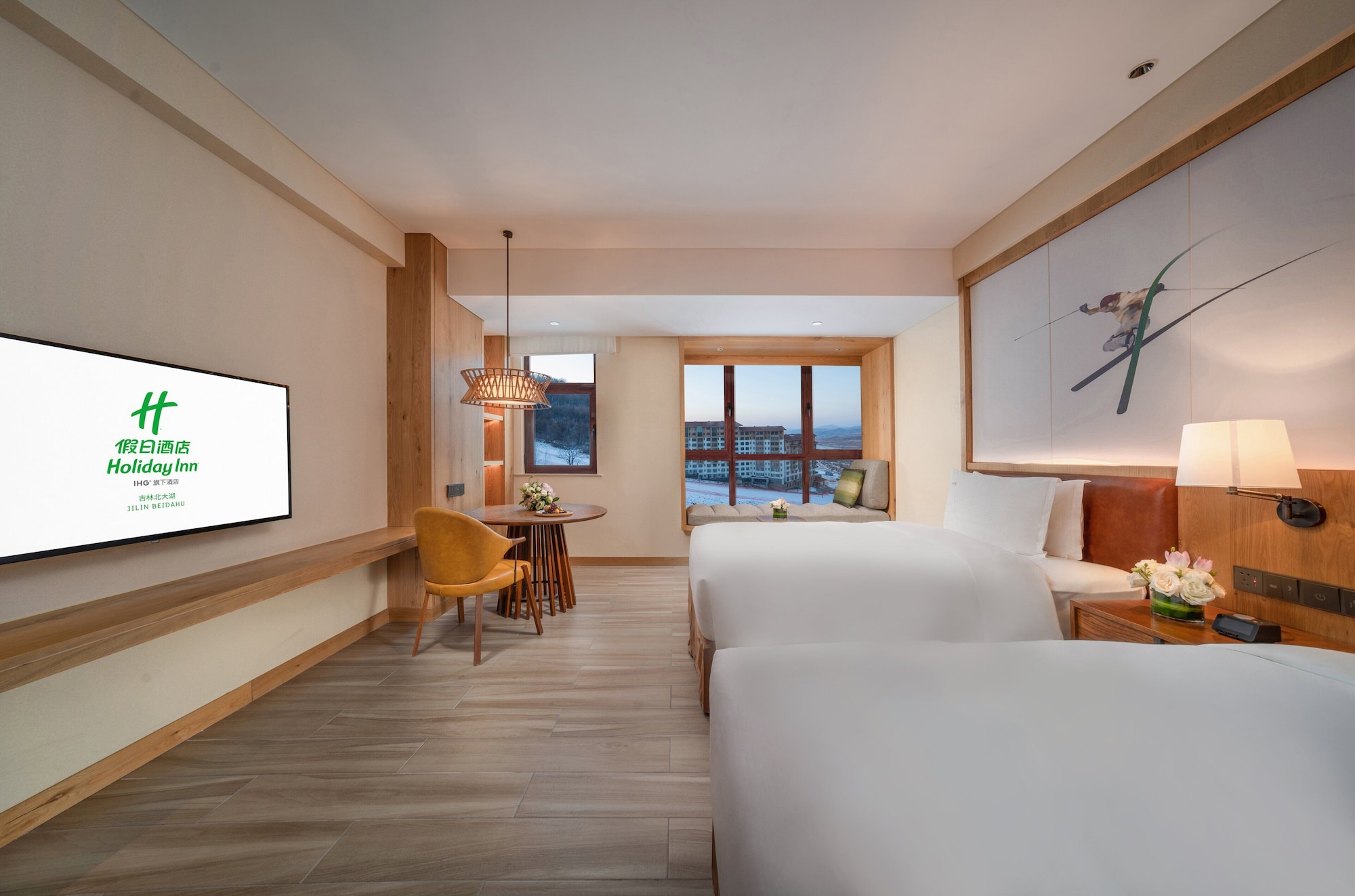 Standard, 2 Double Beds, High Floor