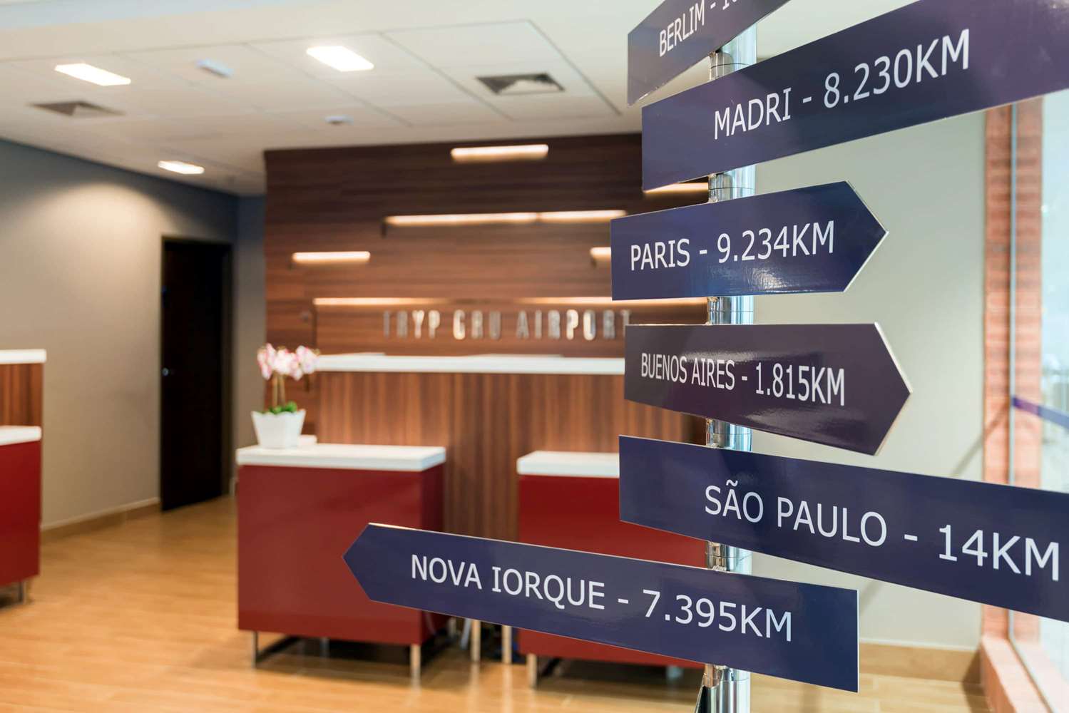 Lobby at TRYP by Wyndham Sao Paulo Guarulhos Airport, GUARULHOS