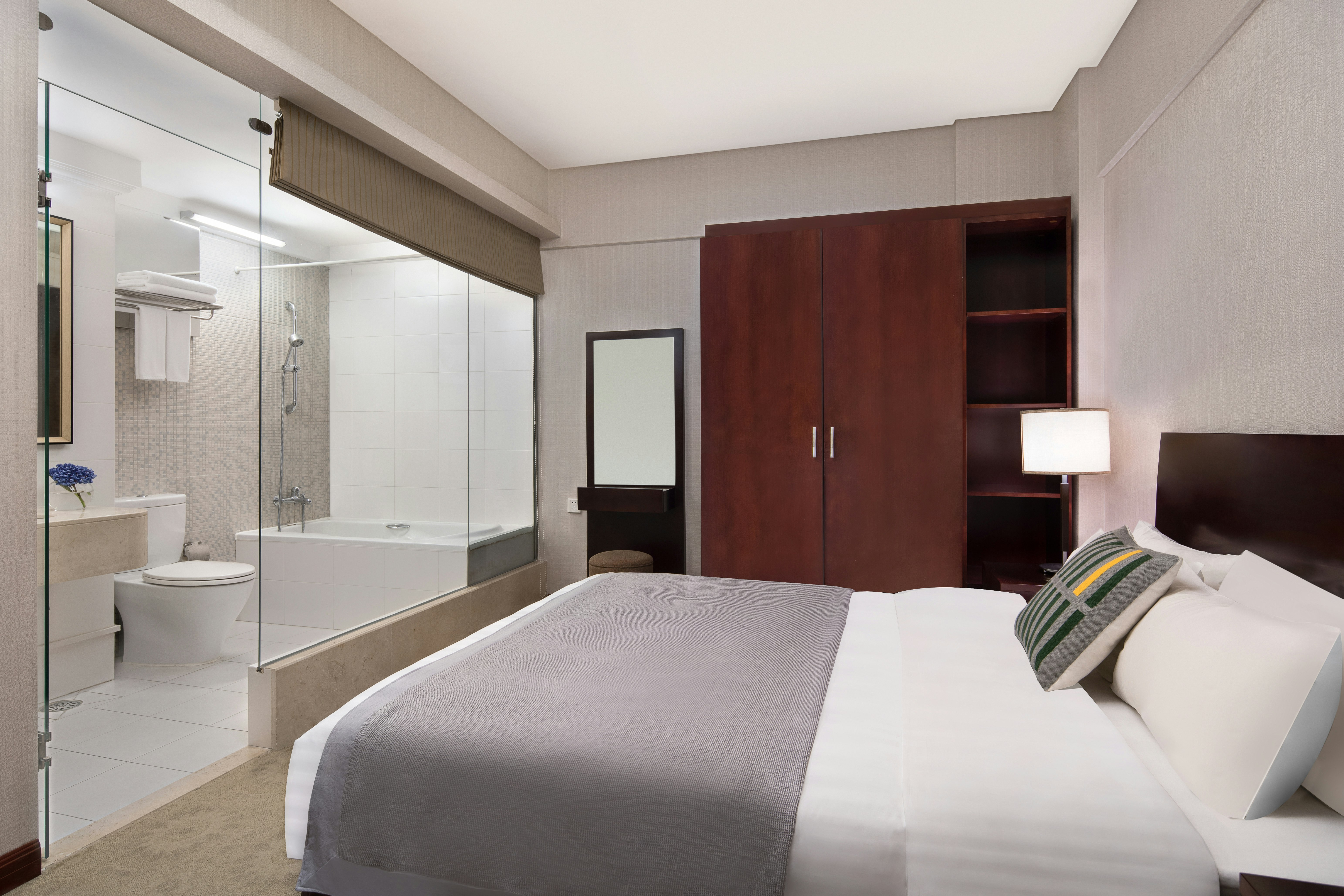 غرفة ديلوكس بغرفتي نوم، Springdale Serviced Residence Guangzhou 2/2