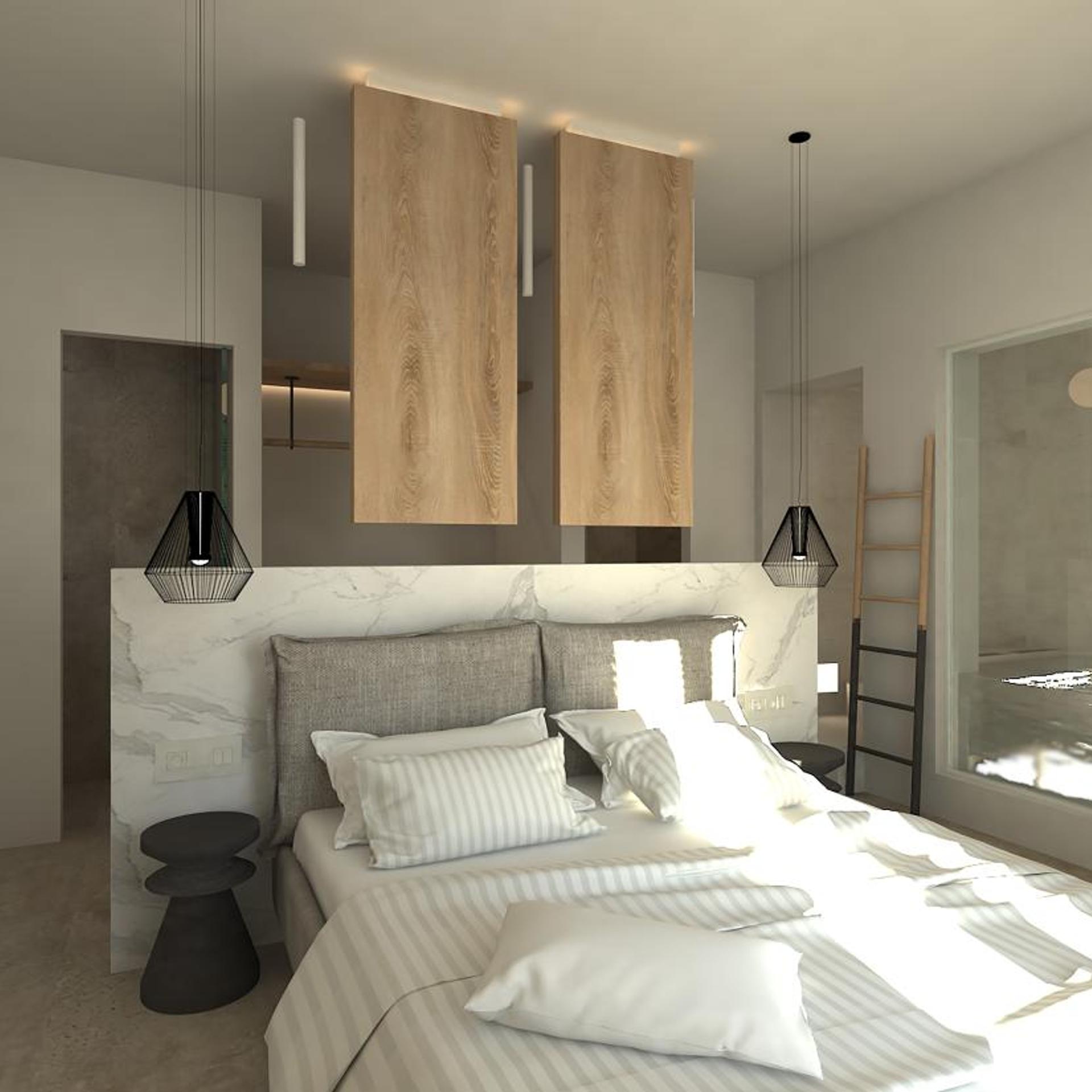 Superior, Double Bed, Sea View, Indoor Jetted Tub، Apiro Mykonos 3/10