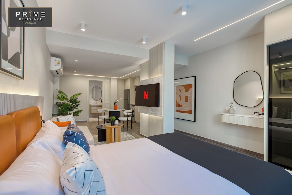 استوديو ديلوكس بسرير كوين، Prime Residence Heliopolis 5/10