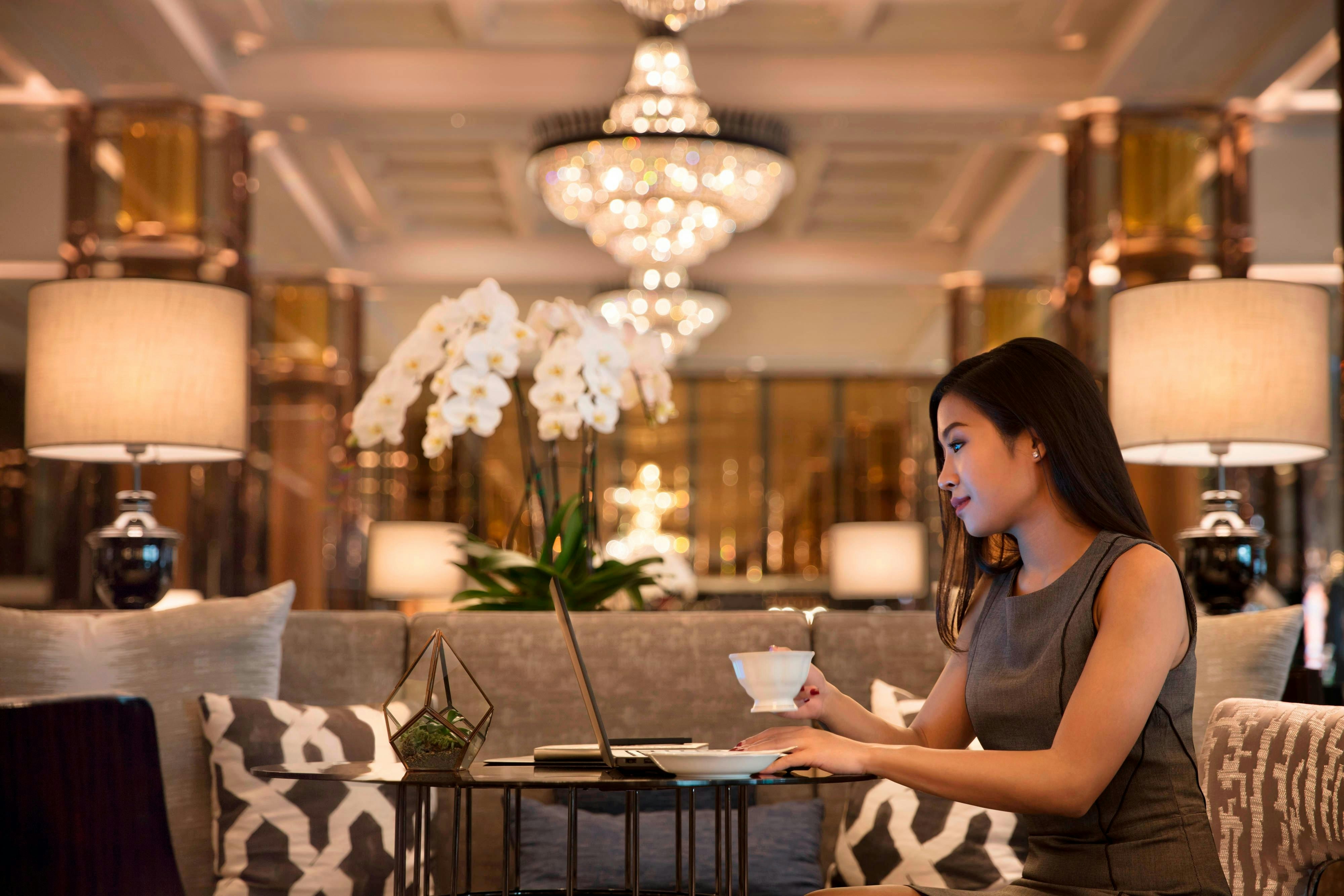 Lobby at Bangkok Marriott Marquis Queens Park, BANGKOK